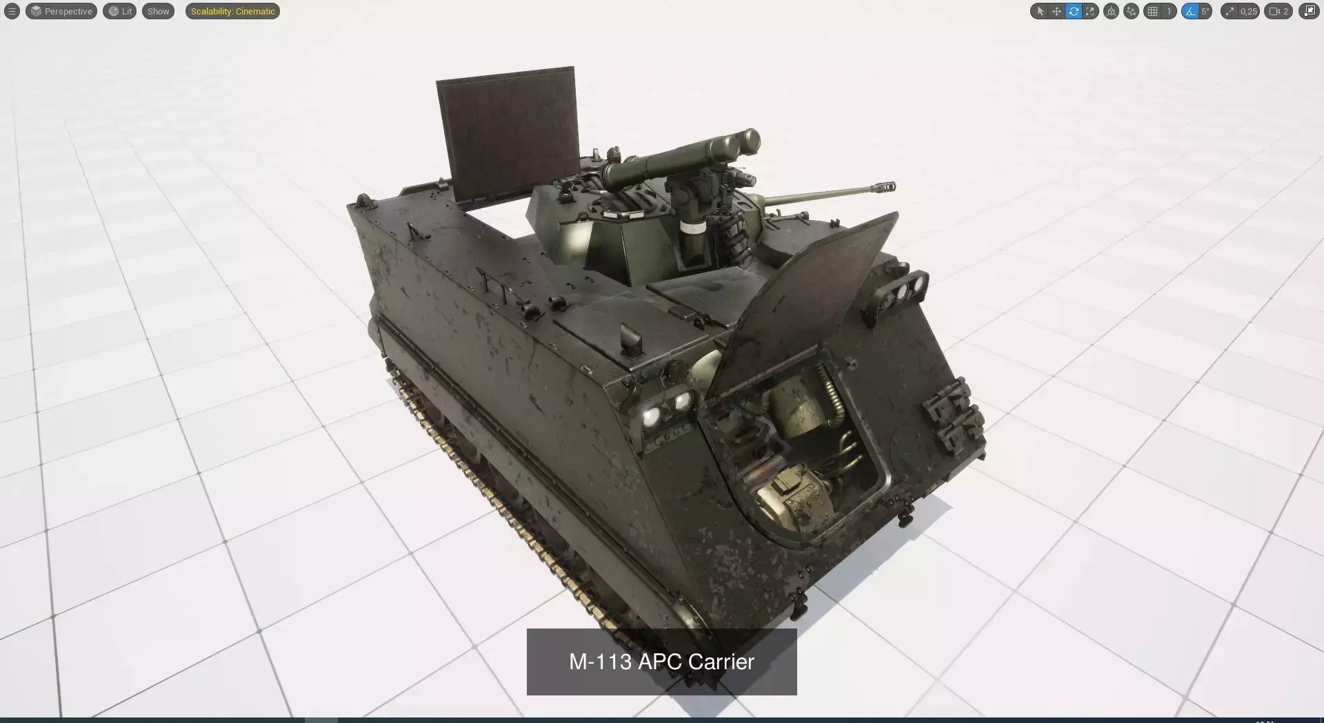 Armoured Vehicle Sets 3D Model Collection_10