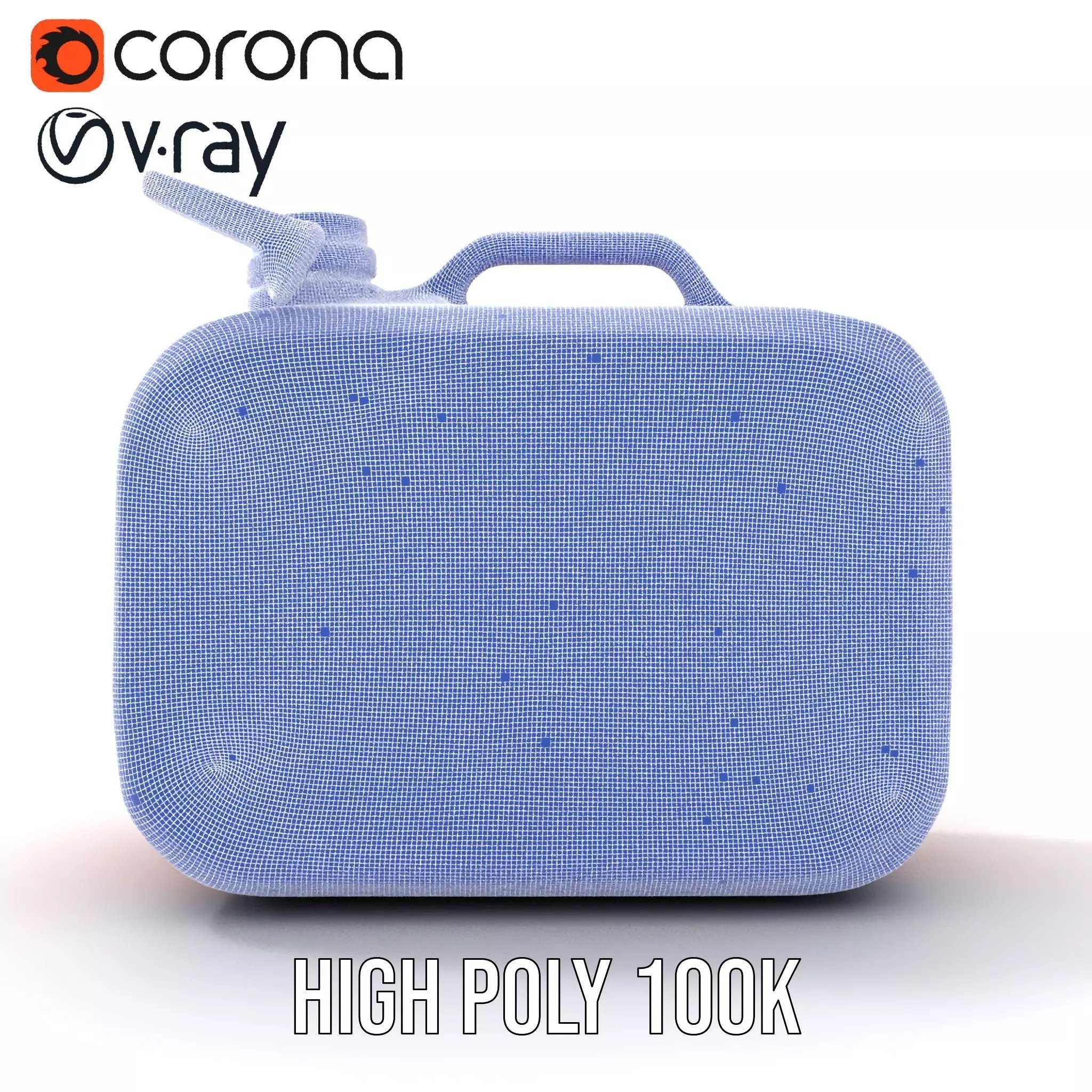 Red Metal Canister model pack Low-poly 3D model_32