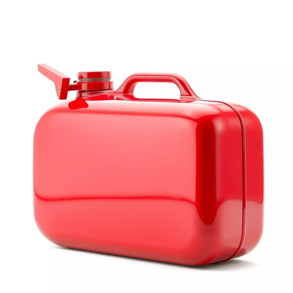 Red Metal Canister model pack Low-poly 3D model_2