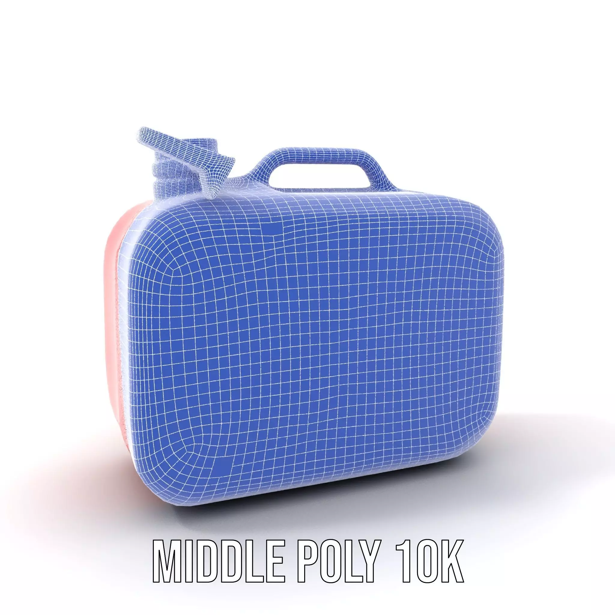 Red Metal Canister model pack Low-poly 3D model_13