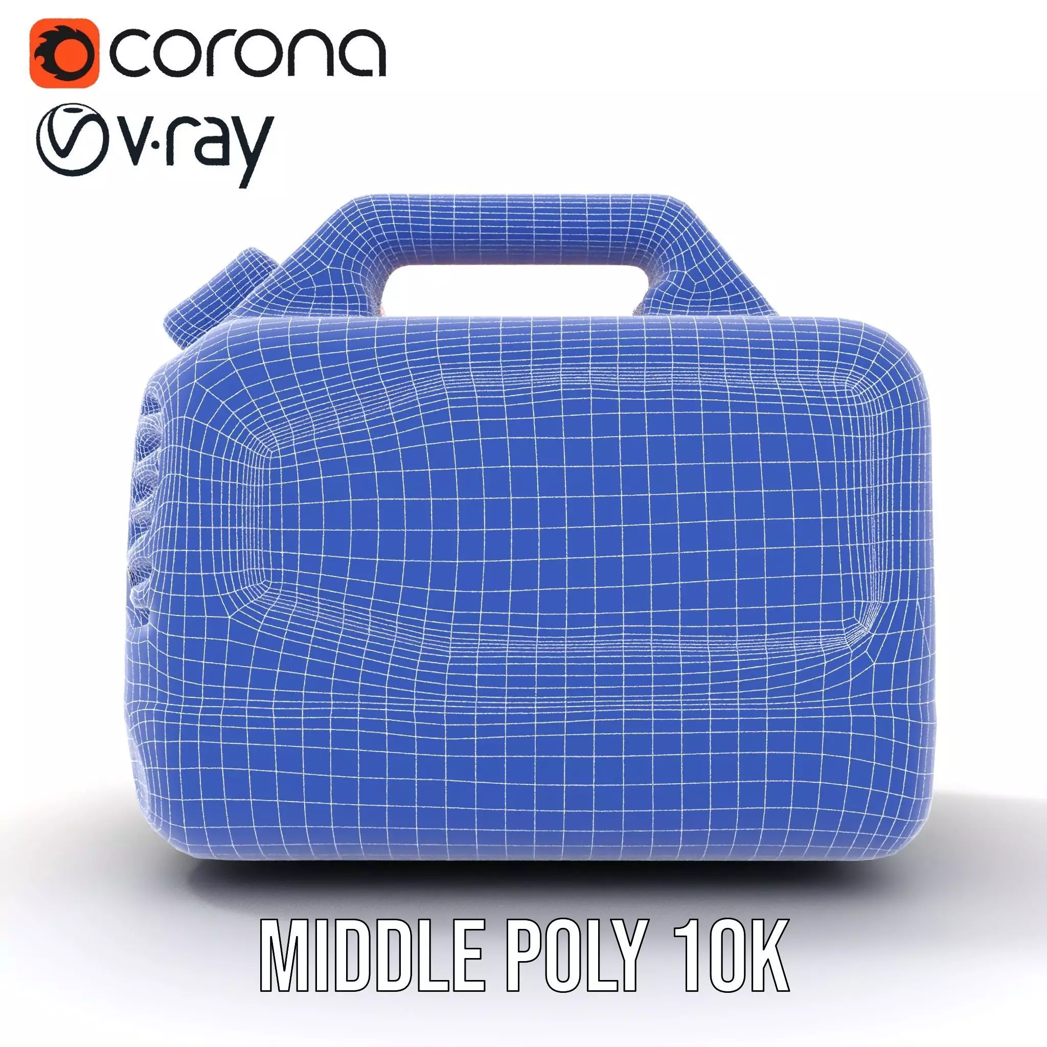 Orange Fuel Can model pack Low-poly 3D model_24