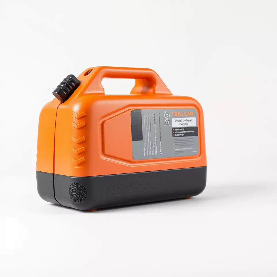 Orange Fuel Can model pack Low-poly 3D model_2