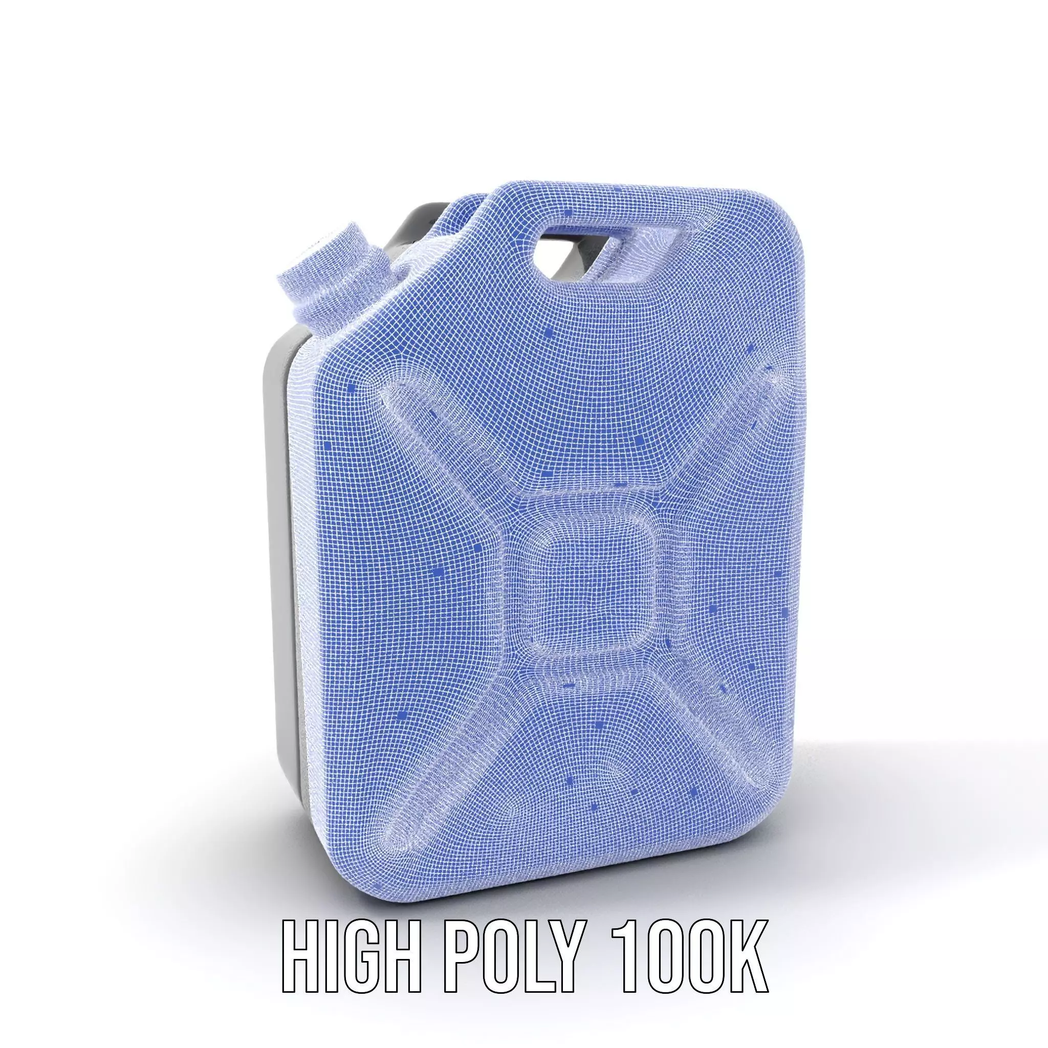 Sleek Black Jerrycan model pack Low-poly 3D model_4