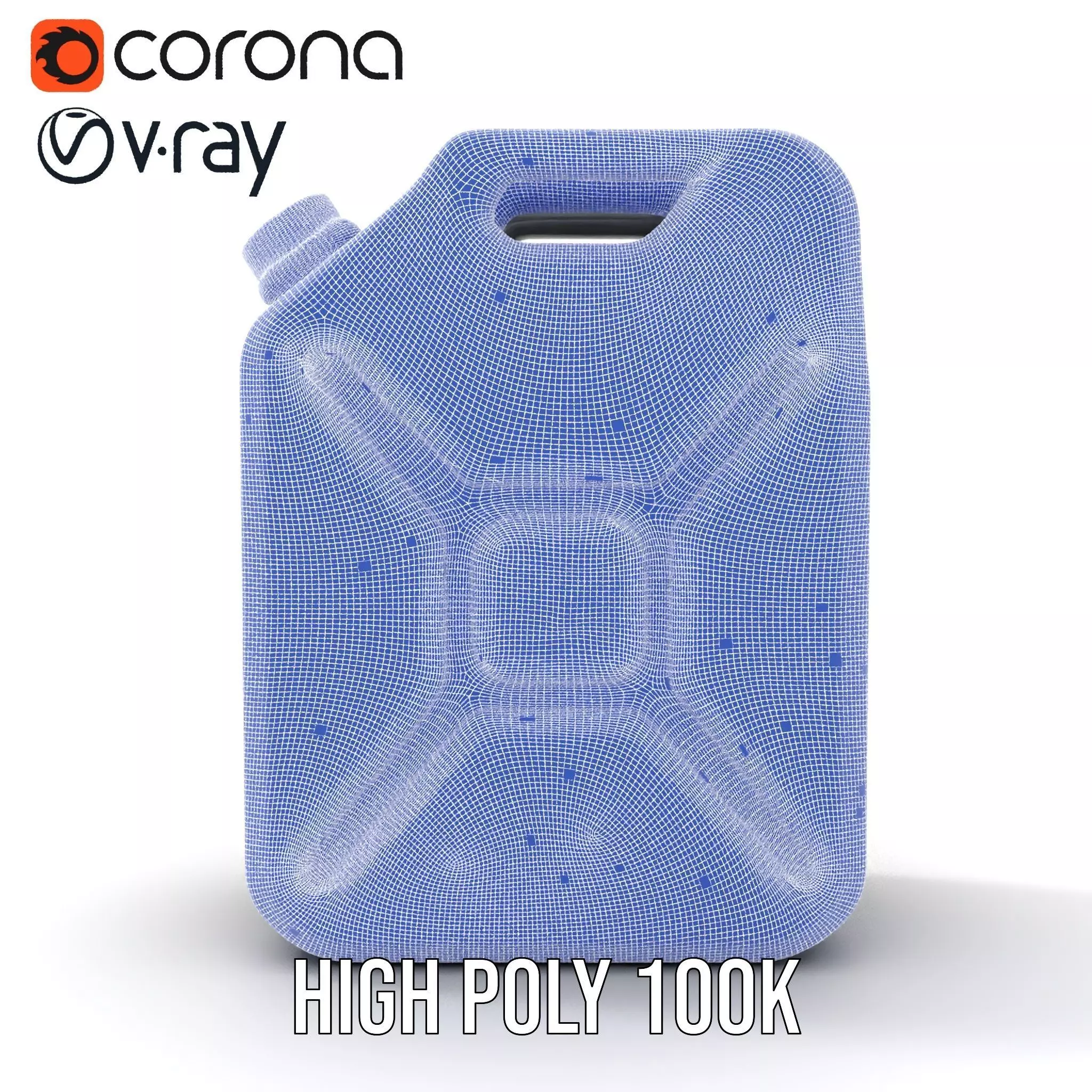 Sleek Black Jerrycan model pack Low-poly 3D model_33