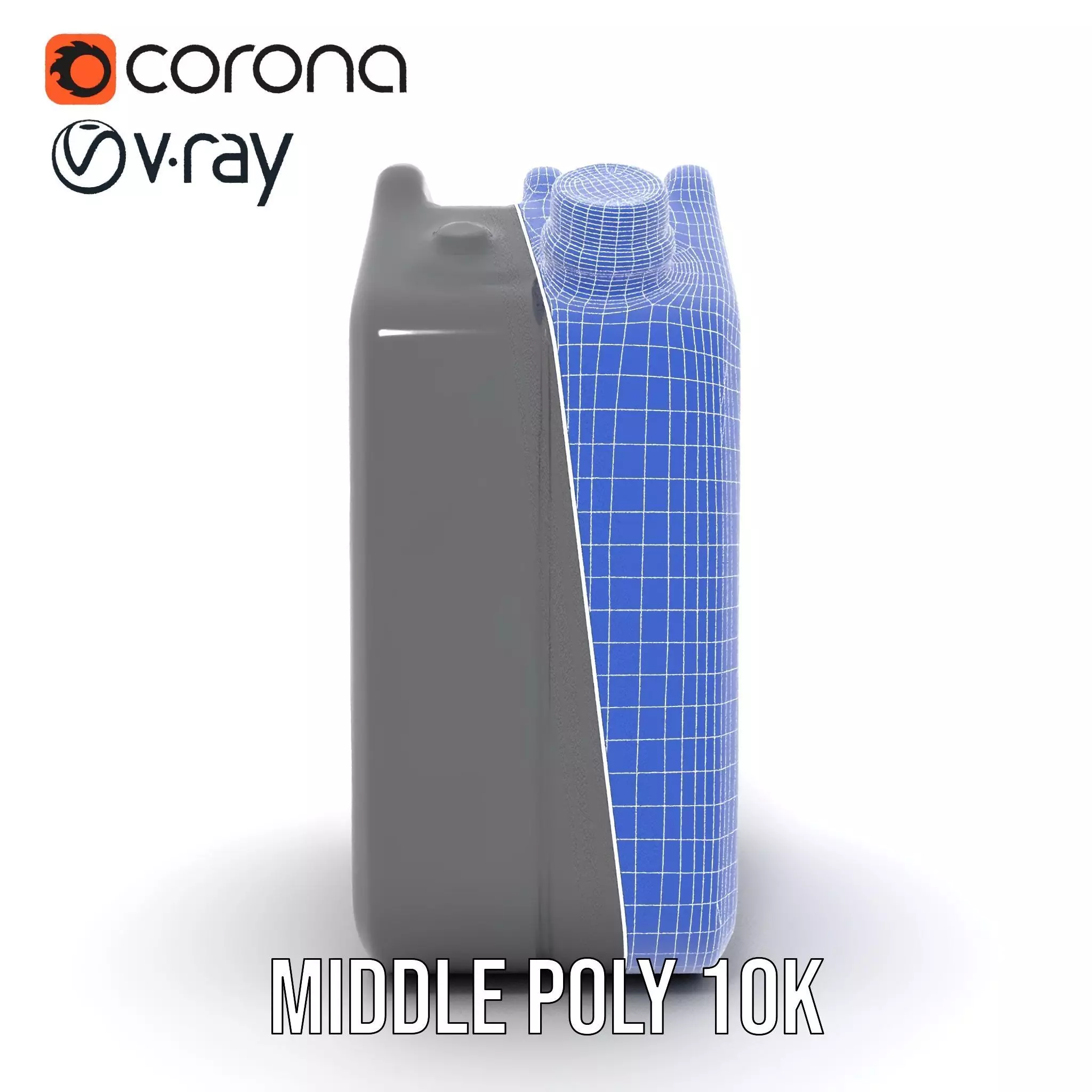 Sleek Black Jerrycan model pack Low-poly 3D model_21