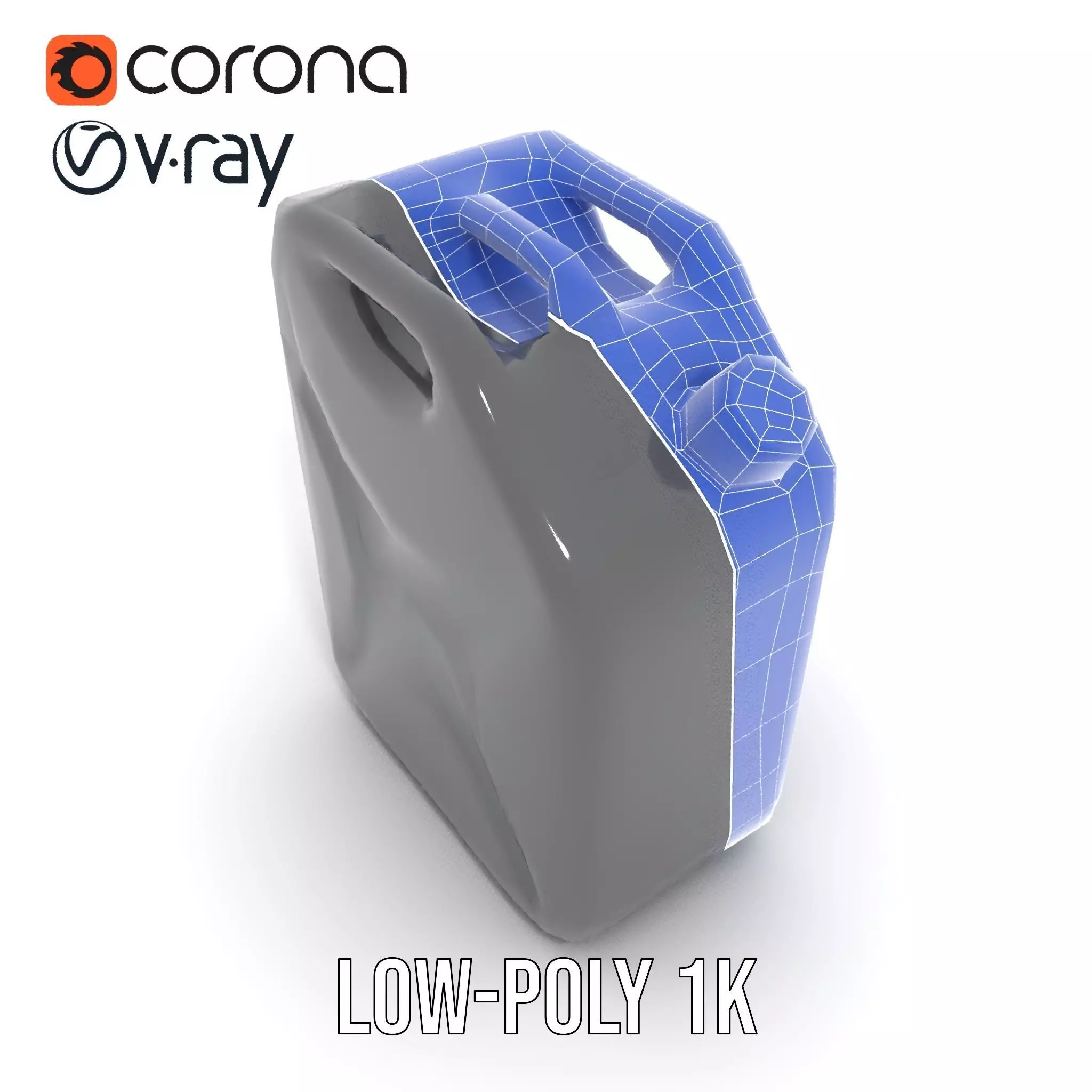 Sleek Black Jerrycan model pack Low-poly 3D model_28