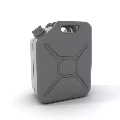 Sleek Black Jerrycan model pack Low-poly 3D model