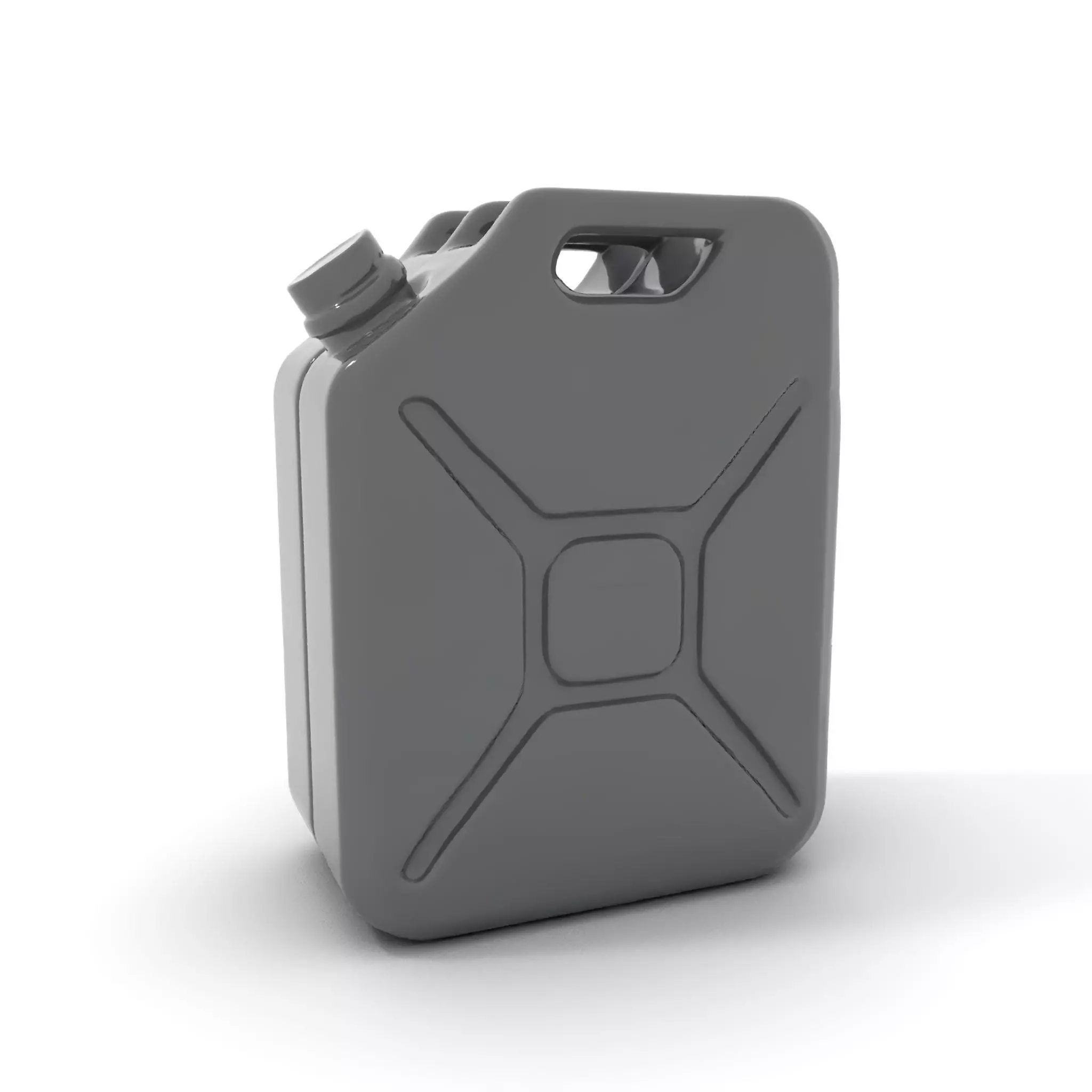 Sleek Black Jerrycan model pack Low-poly 3D model_0