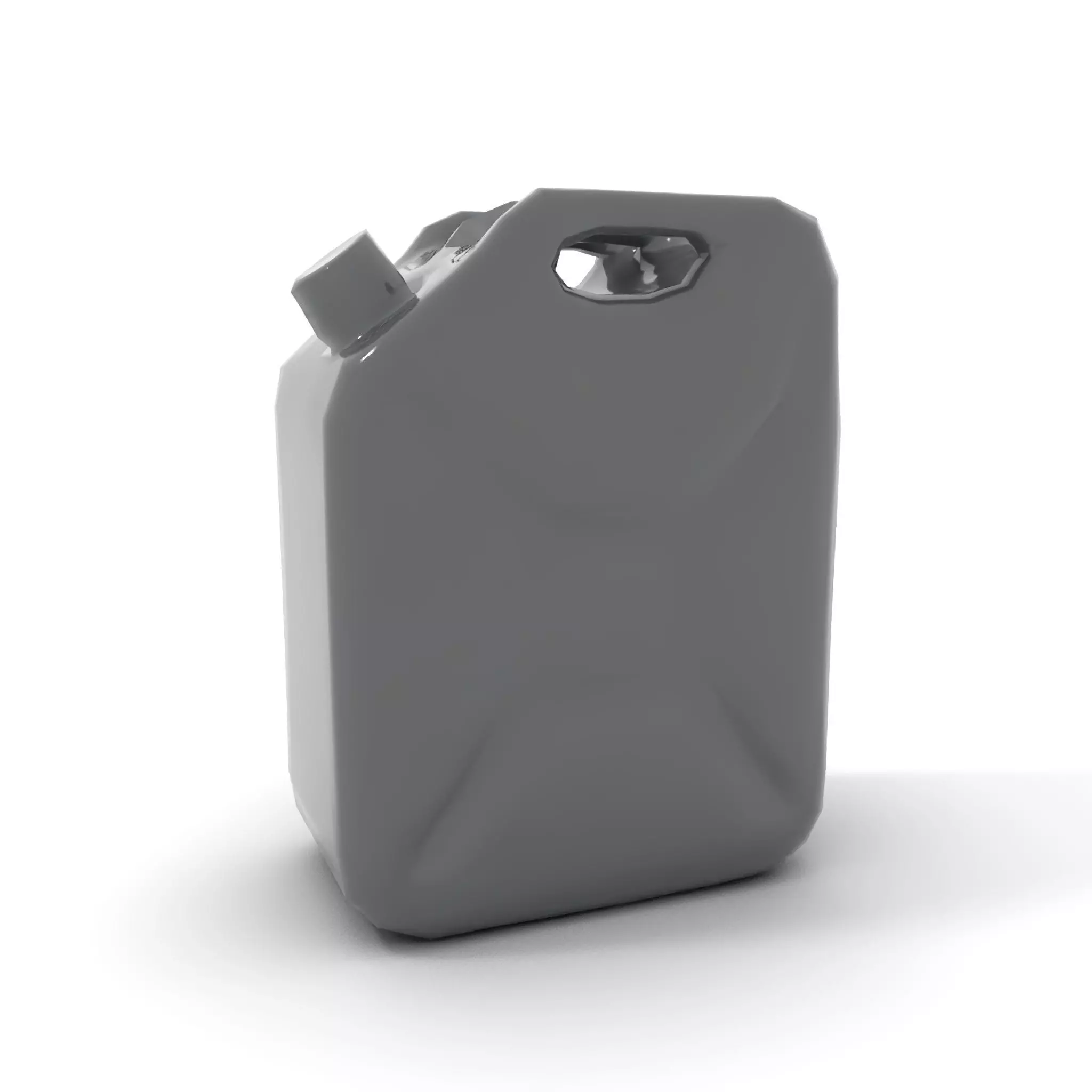 Sleek Black Jerrycan model pack Low-poly 3D model_7