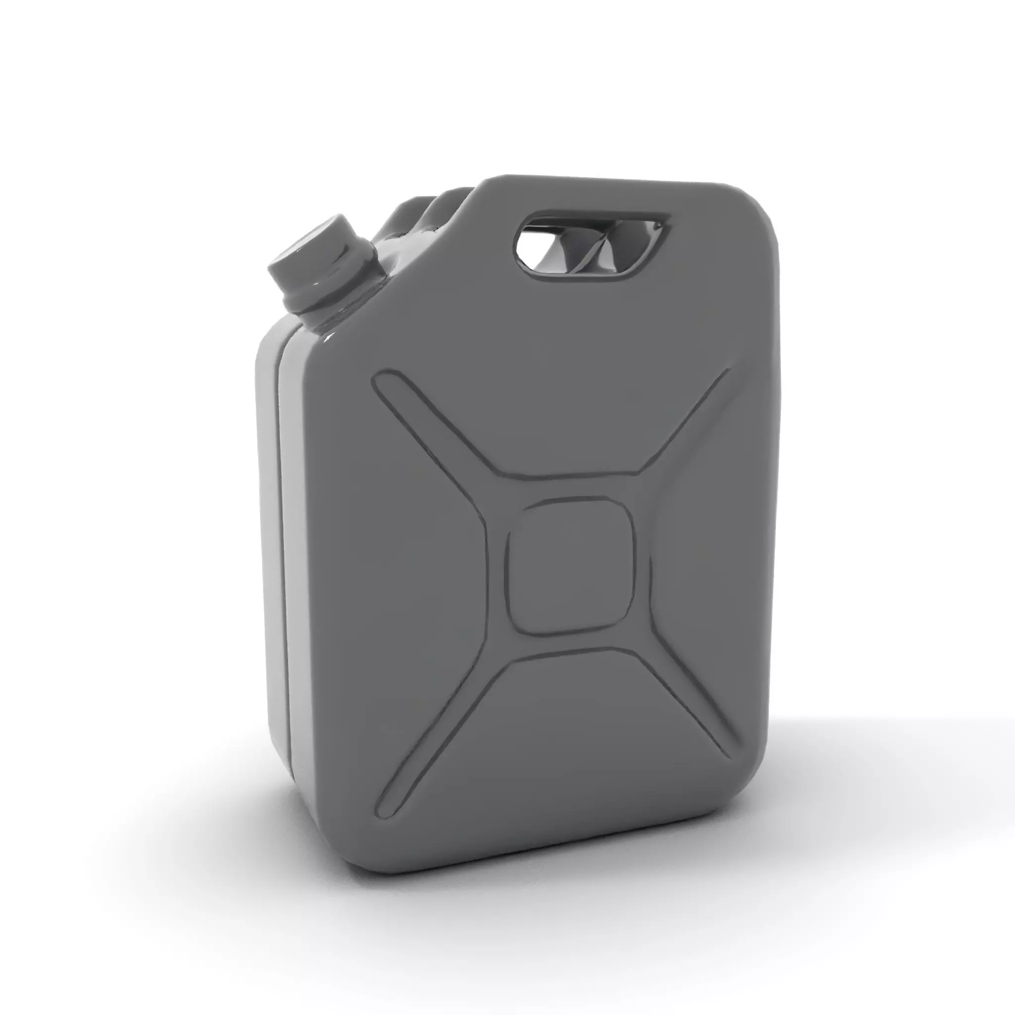 Sleek Black Jerrycan model pack Low-poly 3D model_6