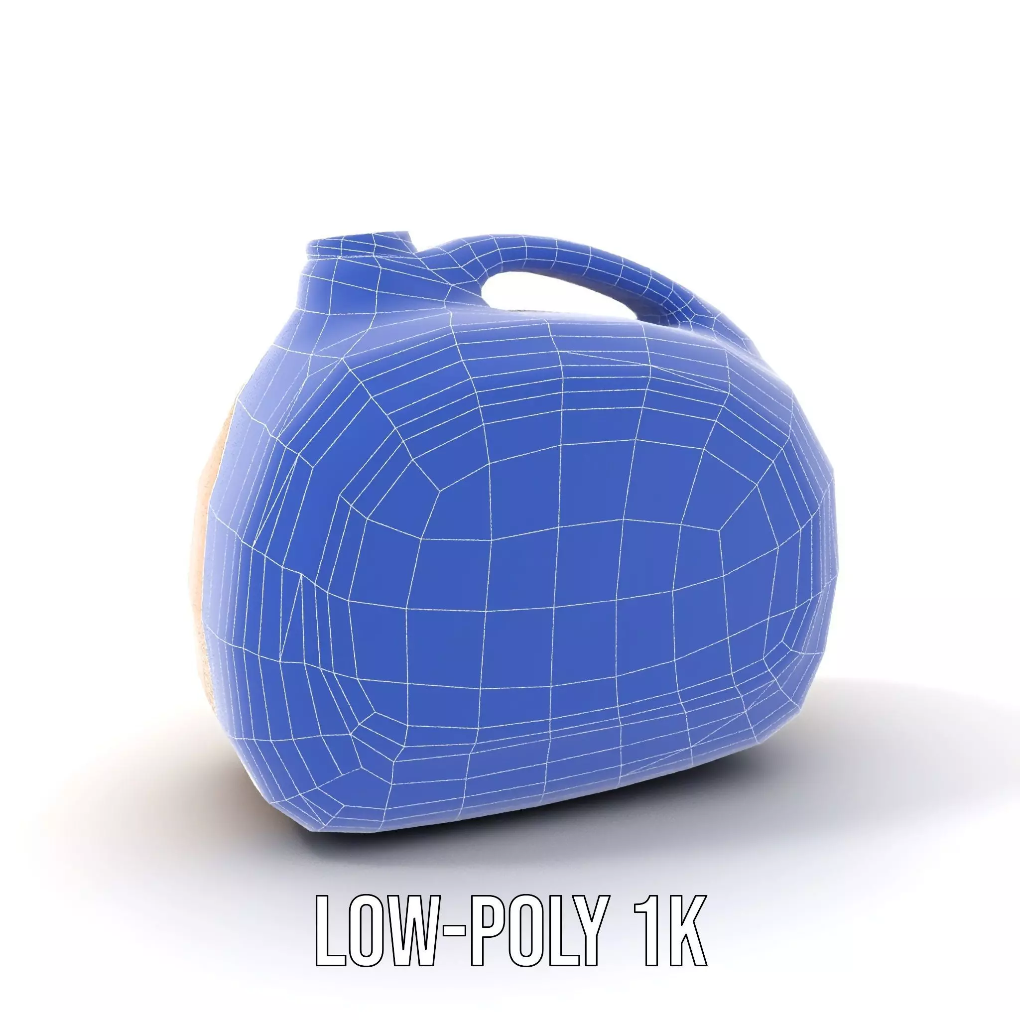 Smooth Copper Canister model pack Low-poly 3D model_24