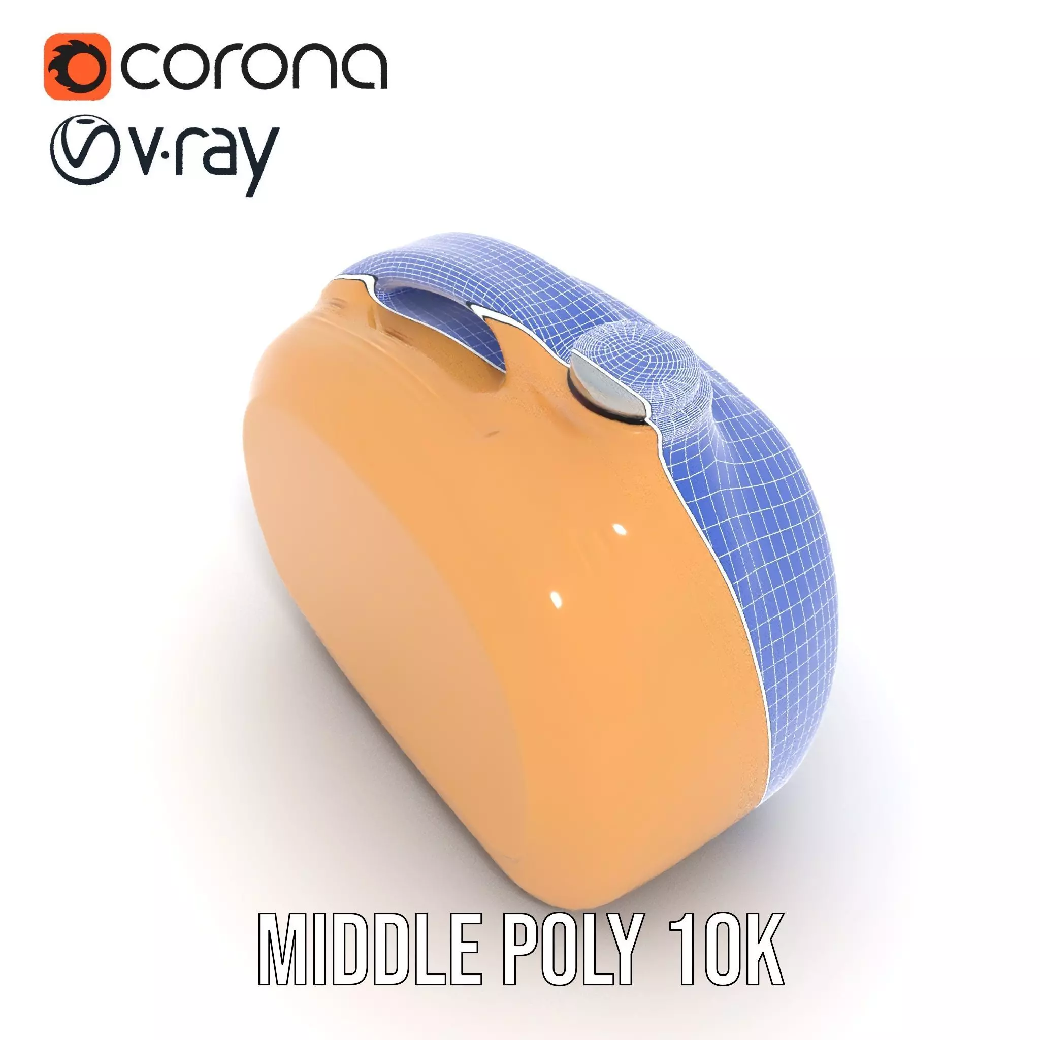 Smooth Copper Canister model pack Low-poly 3D model_23