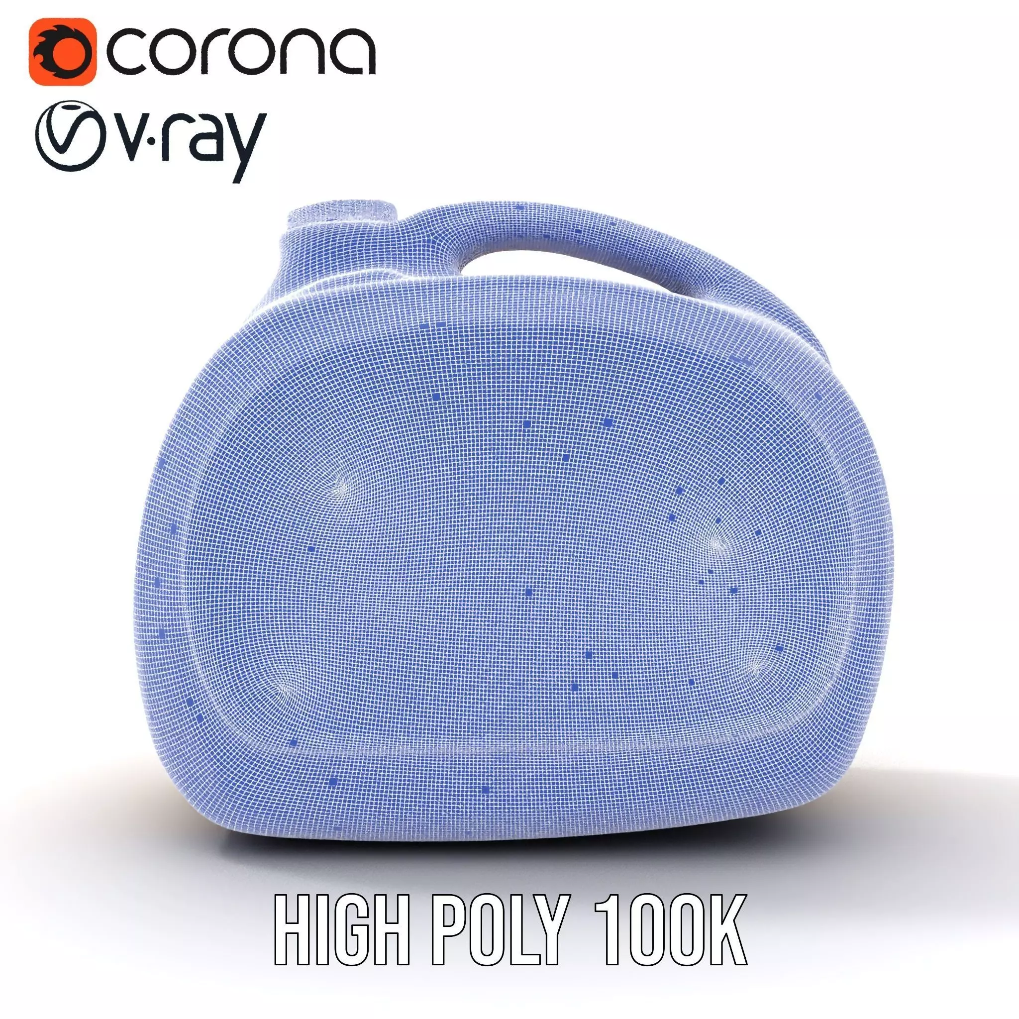 Smooth Copper Canister model pack Low-poly 3D model_34