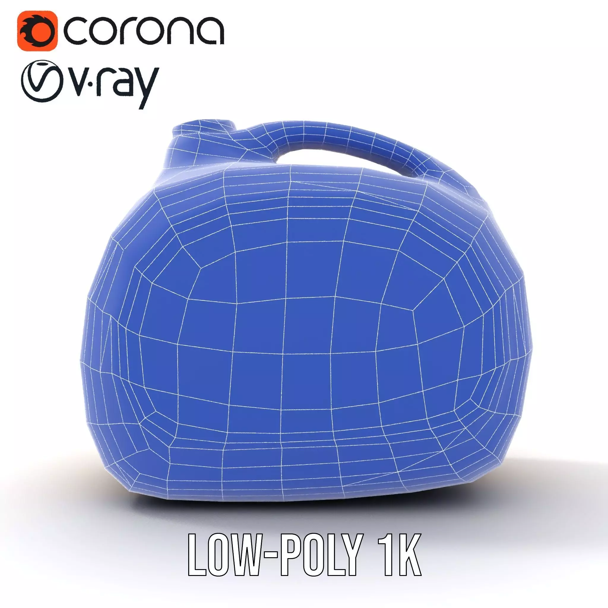 Smooth Copper Canister model pack Low-poly 3D model_30