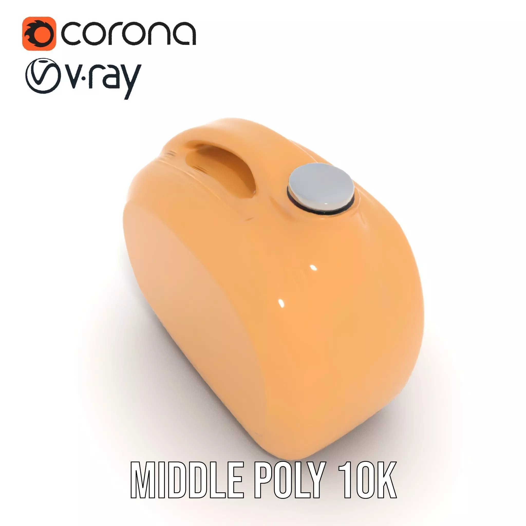 Smooth Copper Canister model pack Low-poly 3D model_16