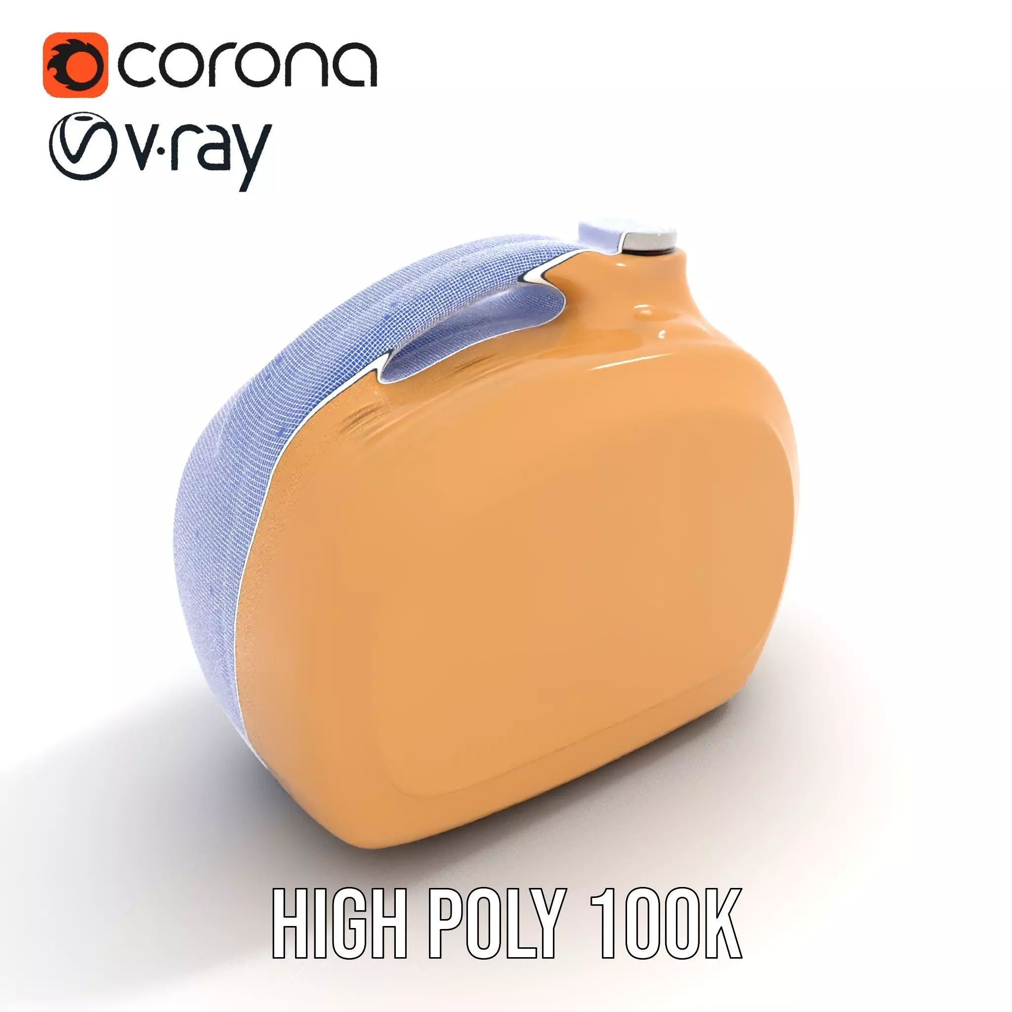 Smooth Copper Canister model pack Low-poly 3D model_32