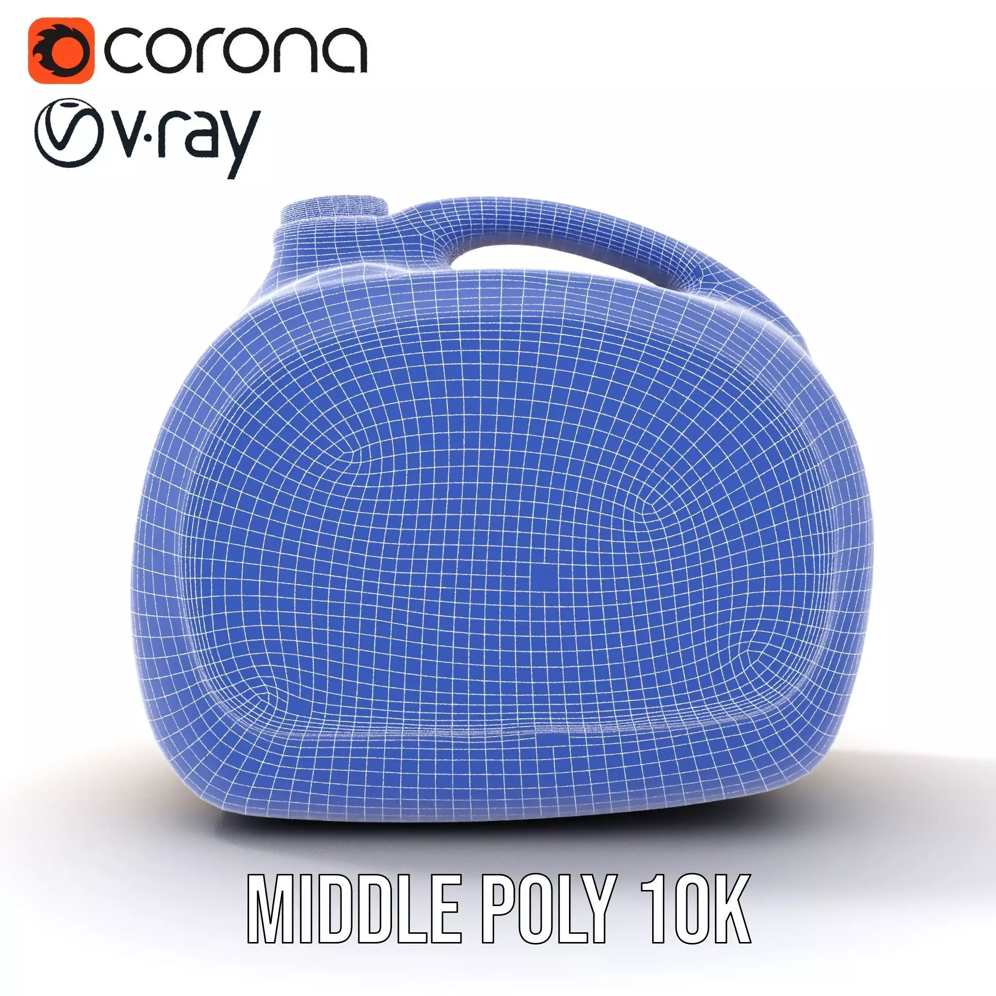 Smooth Copper Canister model pack Low-poly 3D model_29