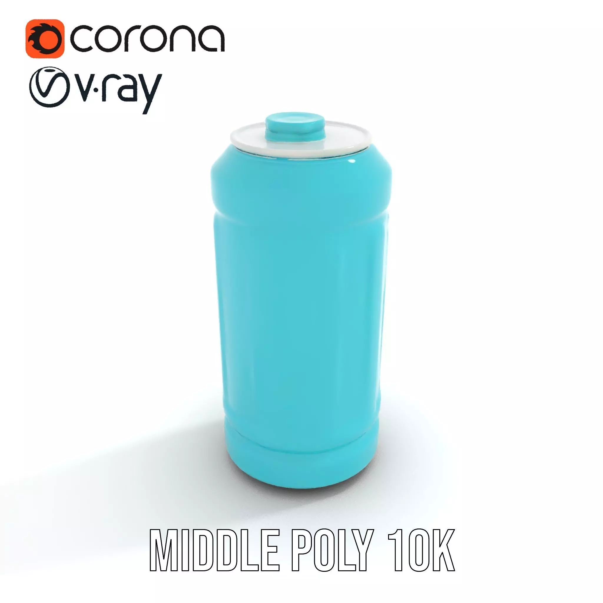 Aqua Canister model pack Low-poly 3D model_19