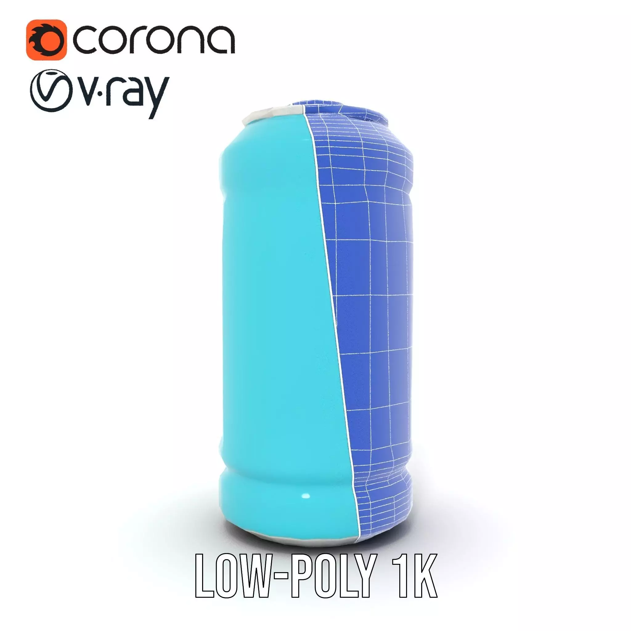 Aqua Canister model pack Low-poly 3D model_25