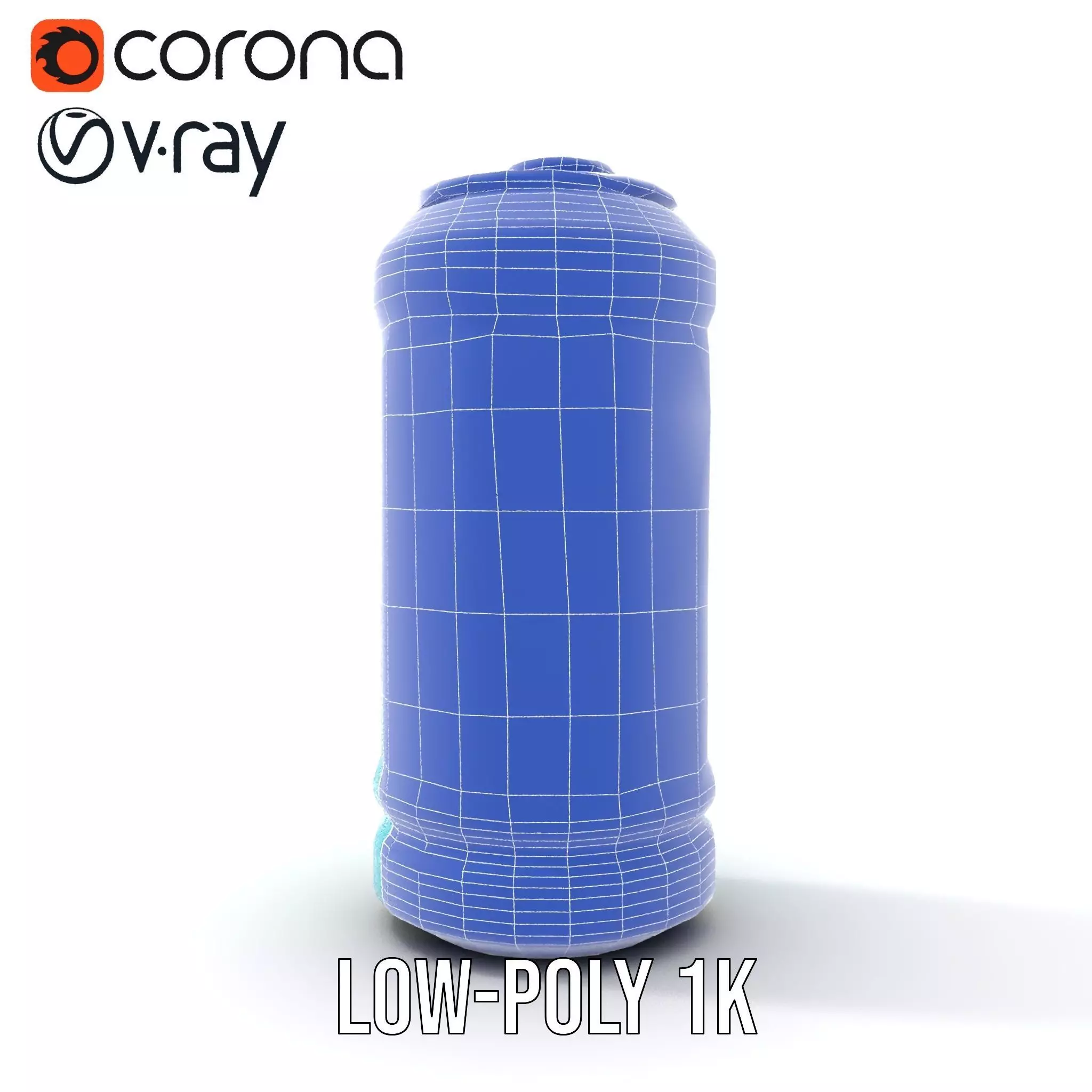 Aqua Canister model pack Low-poly 3D model_30