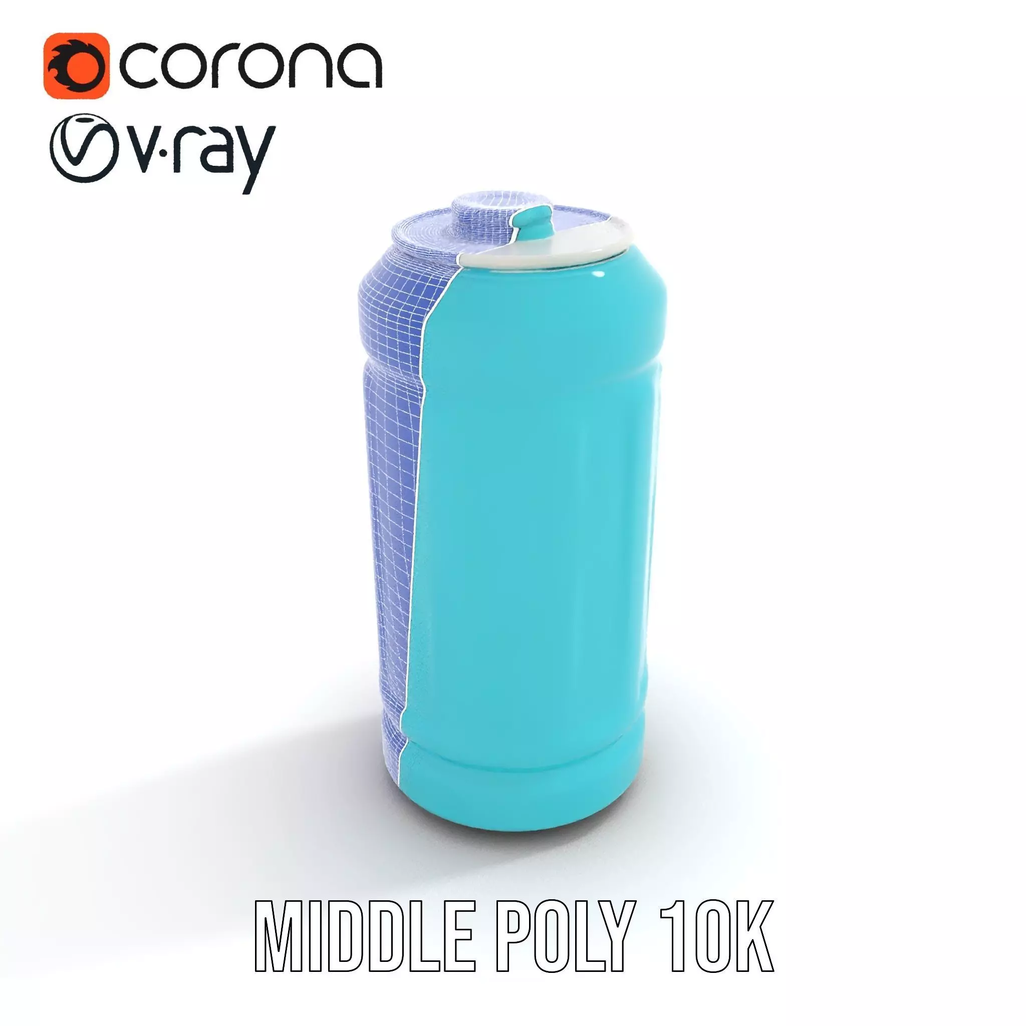 Aqua Canister model pack Low-poly 3D model_24