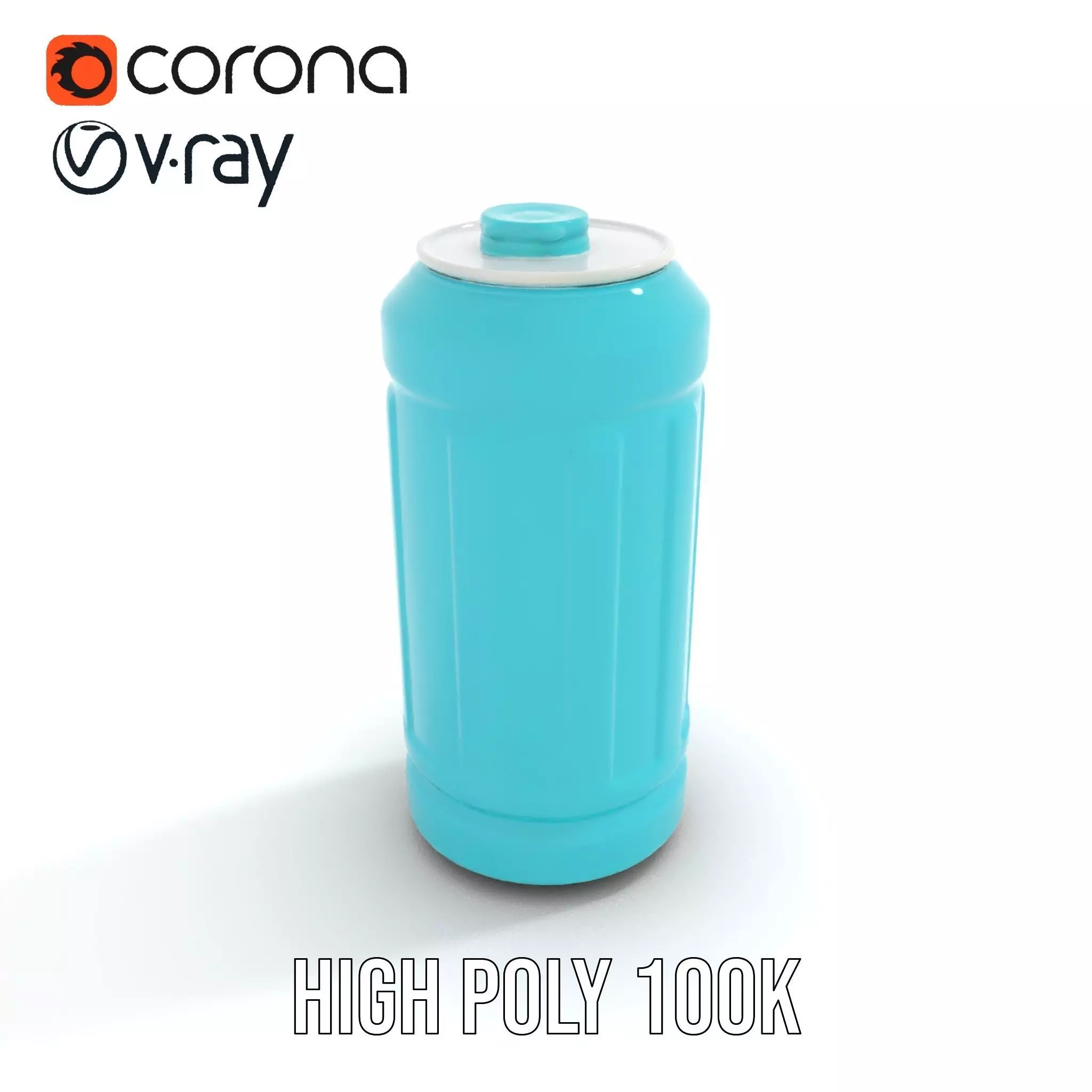 Aqua Canister model pack Low-poly 3D model_23