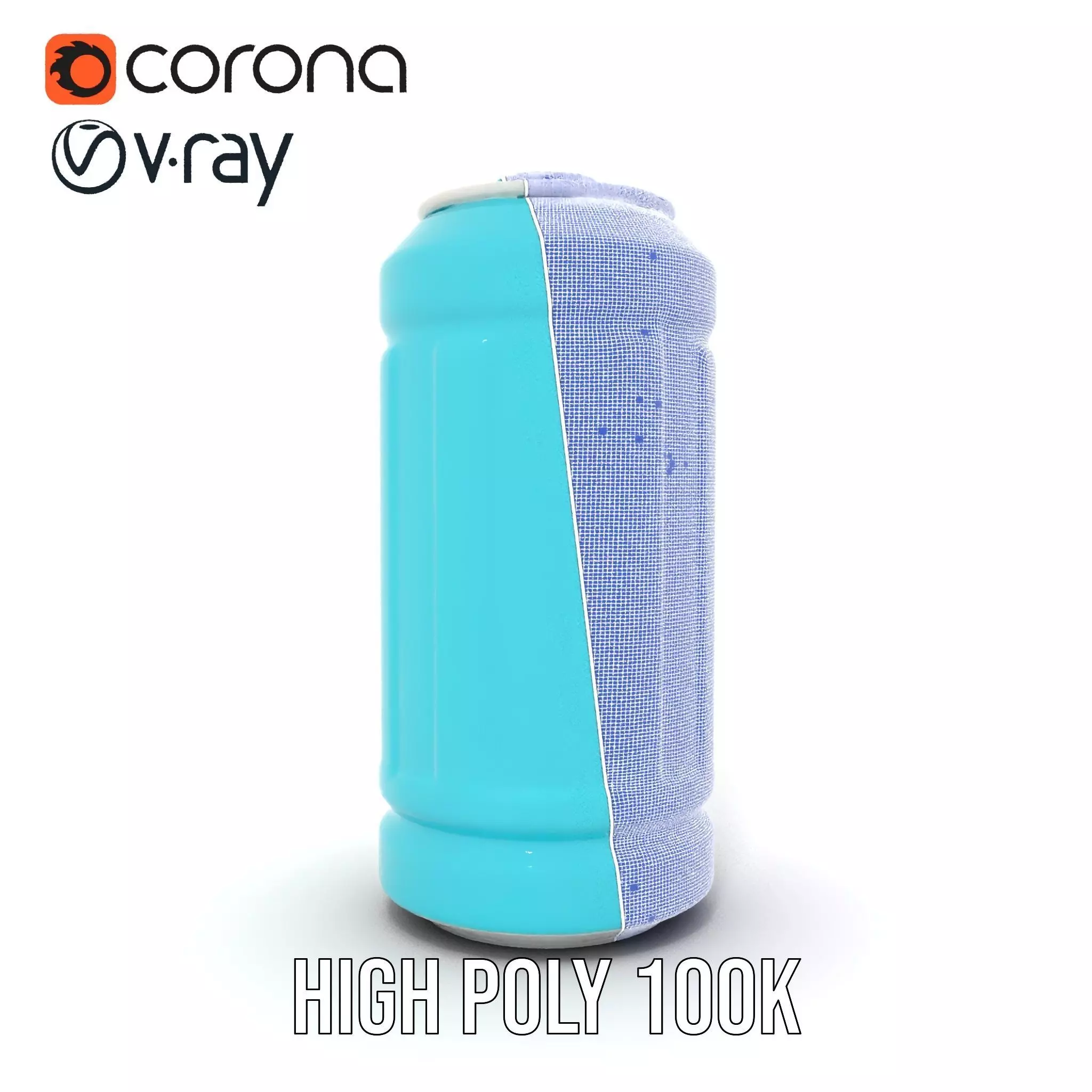Aqua Canister model pack Low-poly 3D model_34