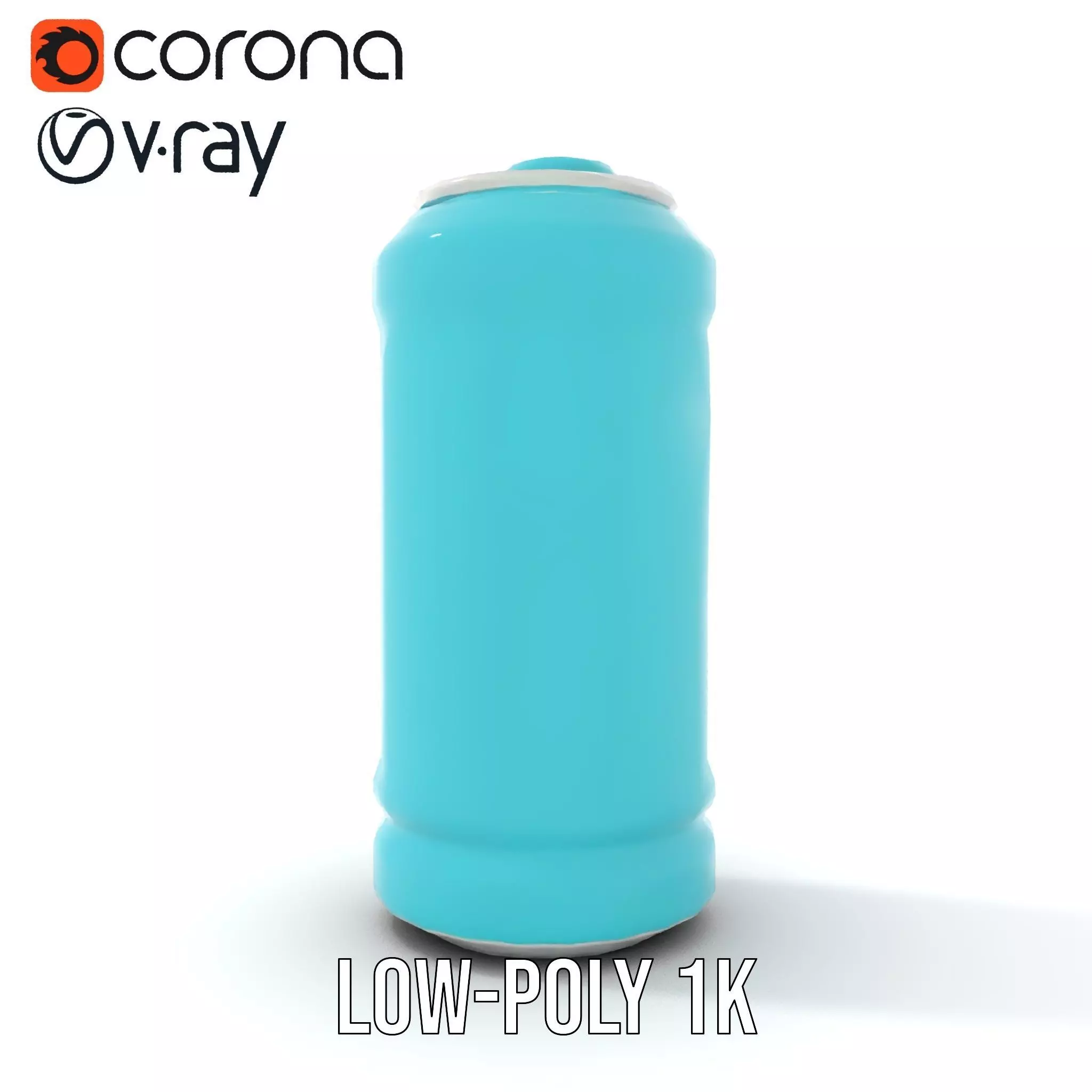 Aqua Canister model pack Low-poly 3D model_9