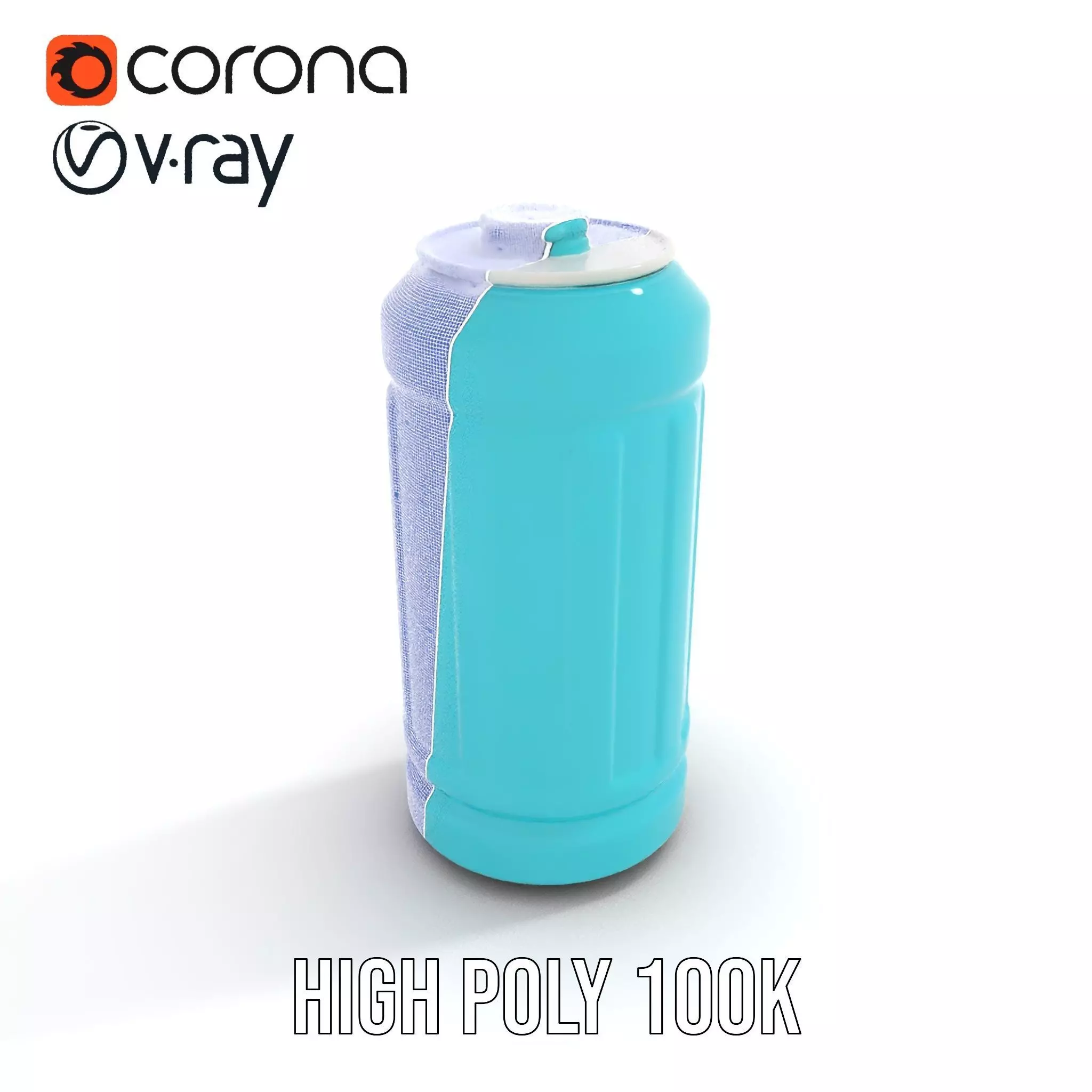 Aqua Canister model pack Low-poly 3D model_15