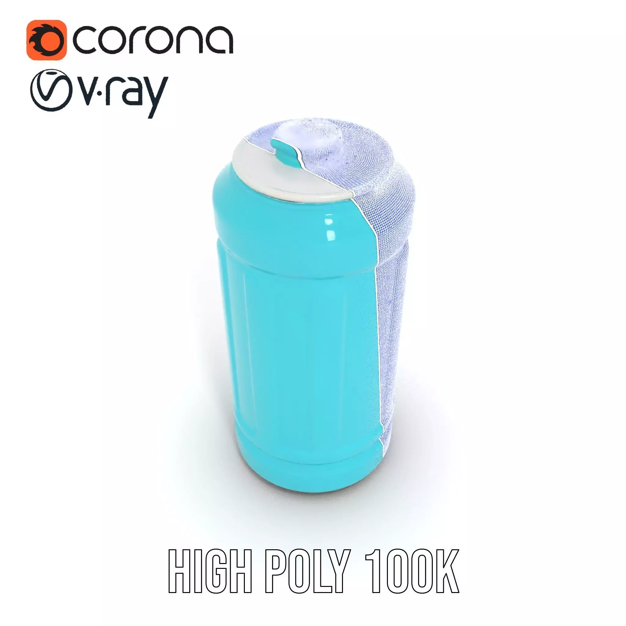 Aqua Canister model pack Low-poly 3D model_18