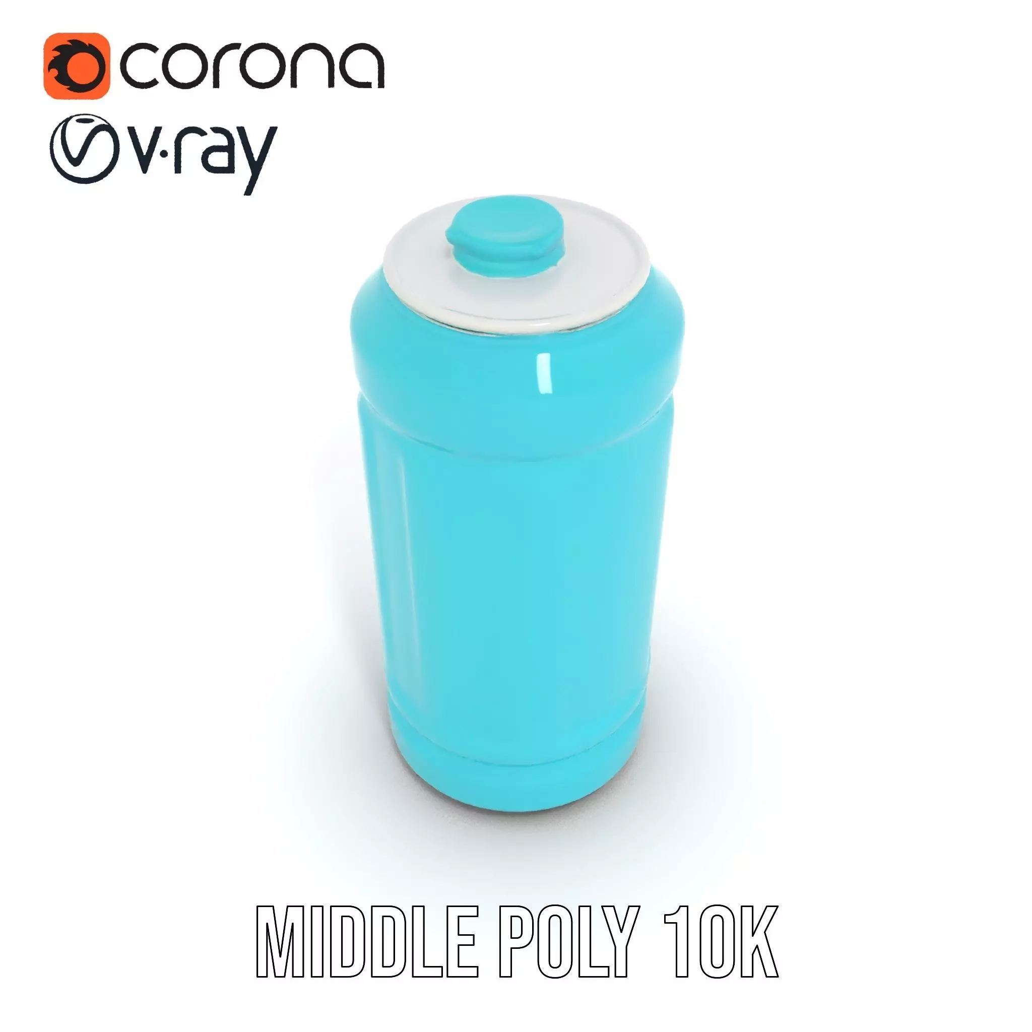 Aqua Canister model pack Low-poly 3D model_13