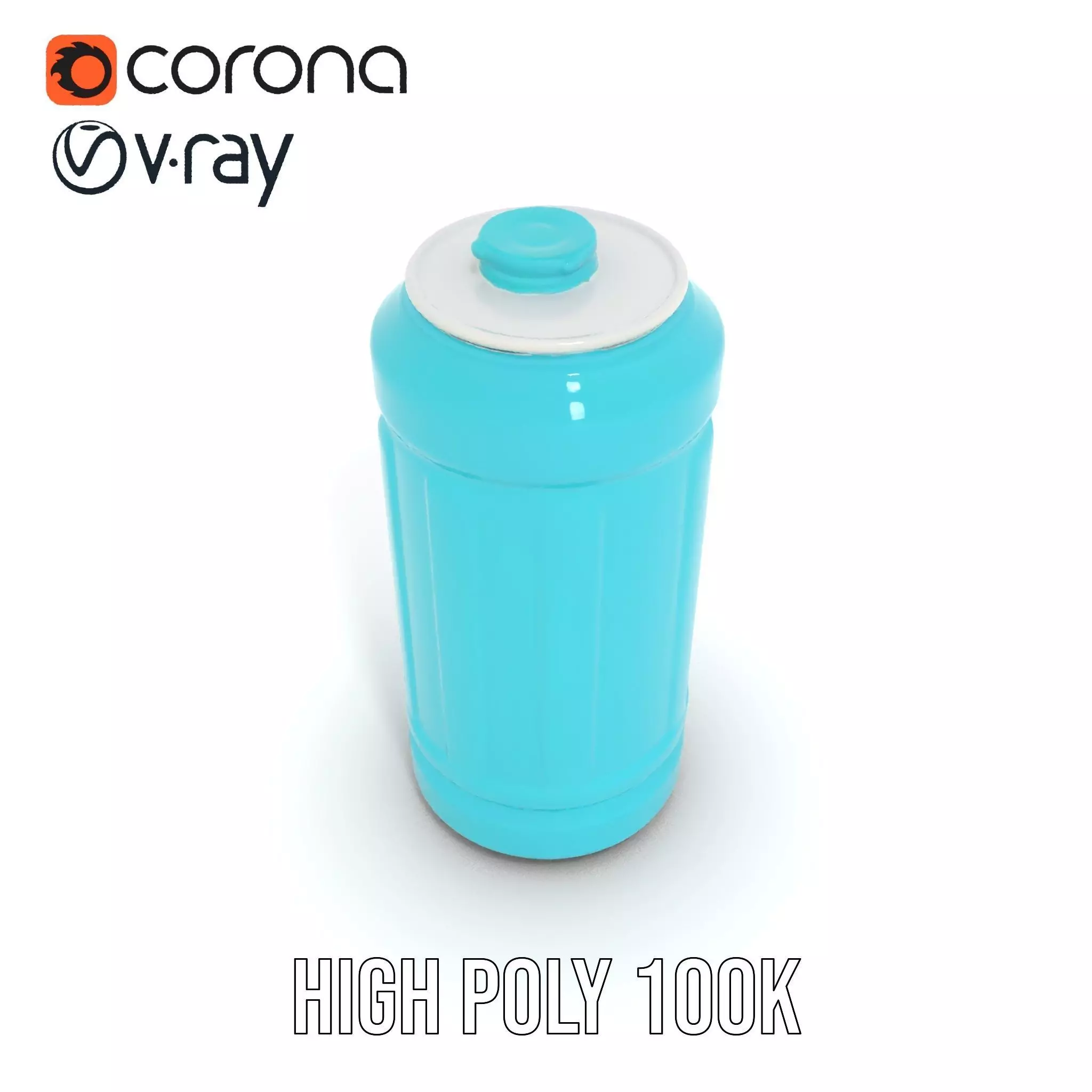 Aqua Canister model pack Low-poly 3D model_28