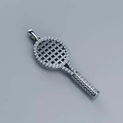 Pendant Tennis racket