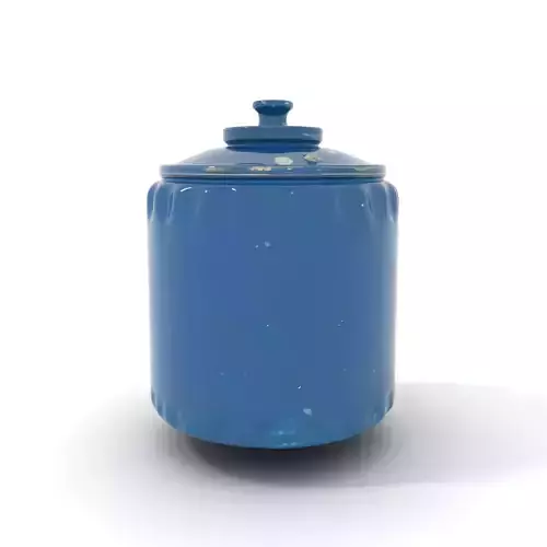 Vintage Blue Jar model pack Low-poly 3D model