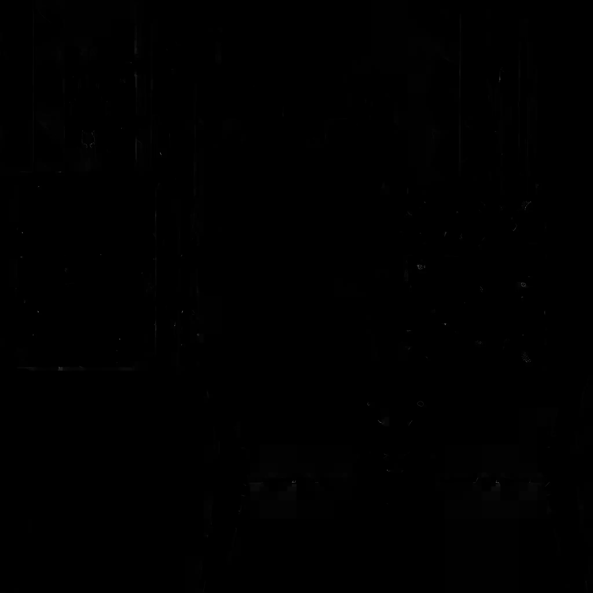 Wooden bench with carvings 3D model_36