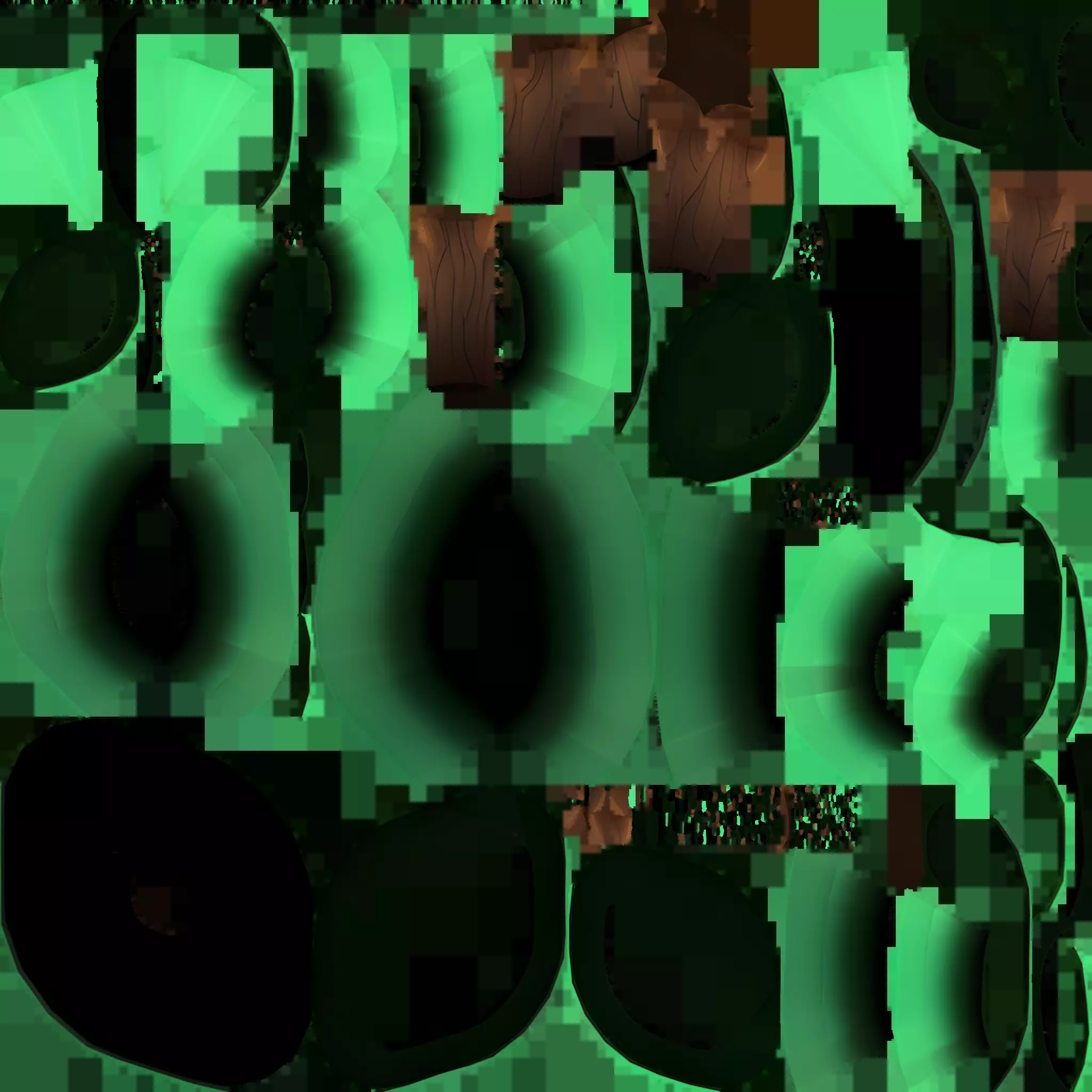 A stylized pine tree 3D model_24