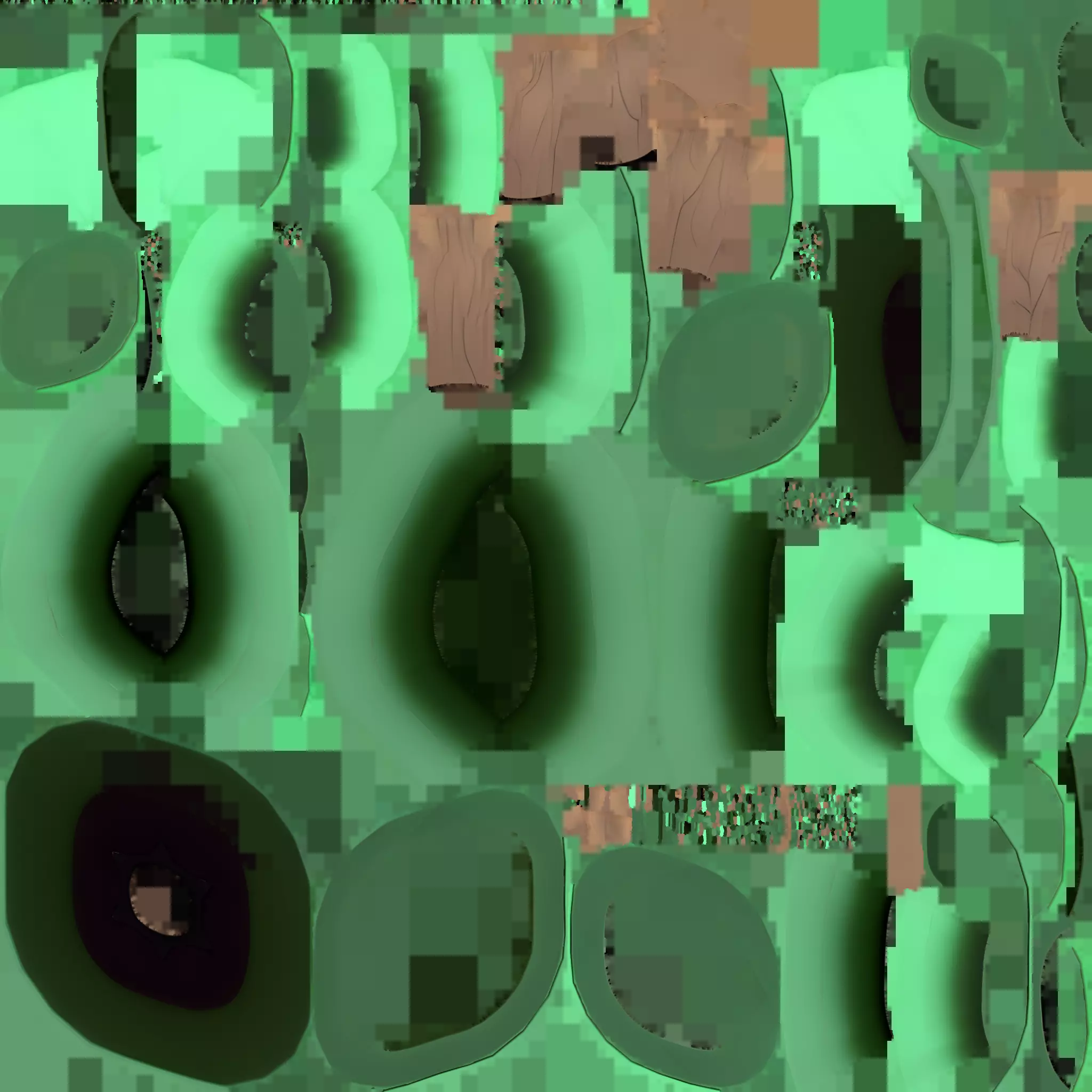 A stylized pine tree 3D model_26