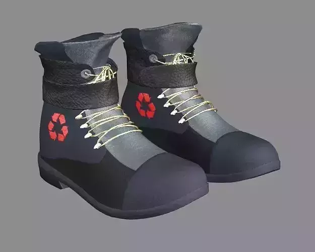 Fashion Nike Air Fear Of Human Style Shoes-B 3D Model 3D model