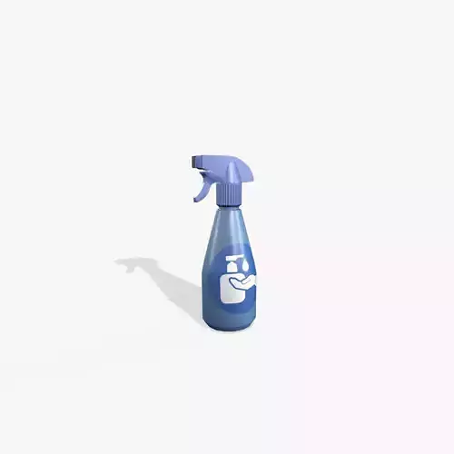 Sanitizer Low-poly 3D model