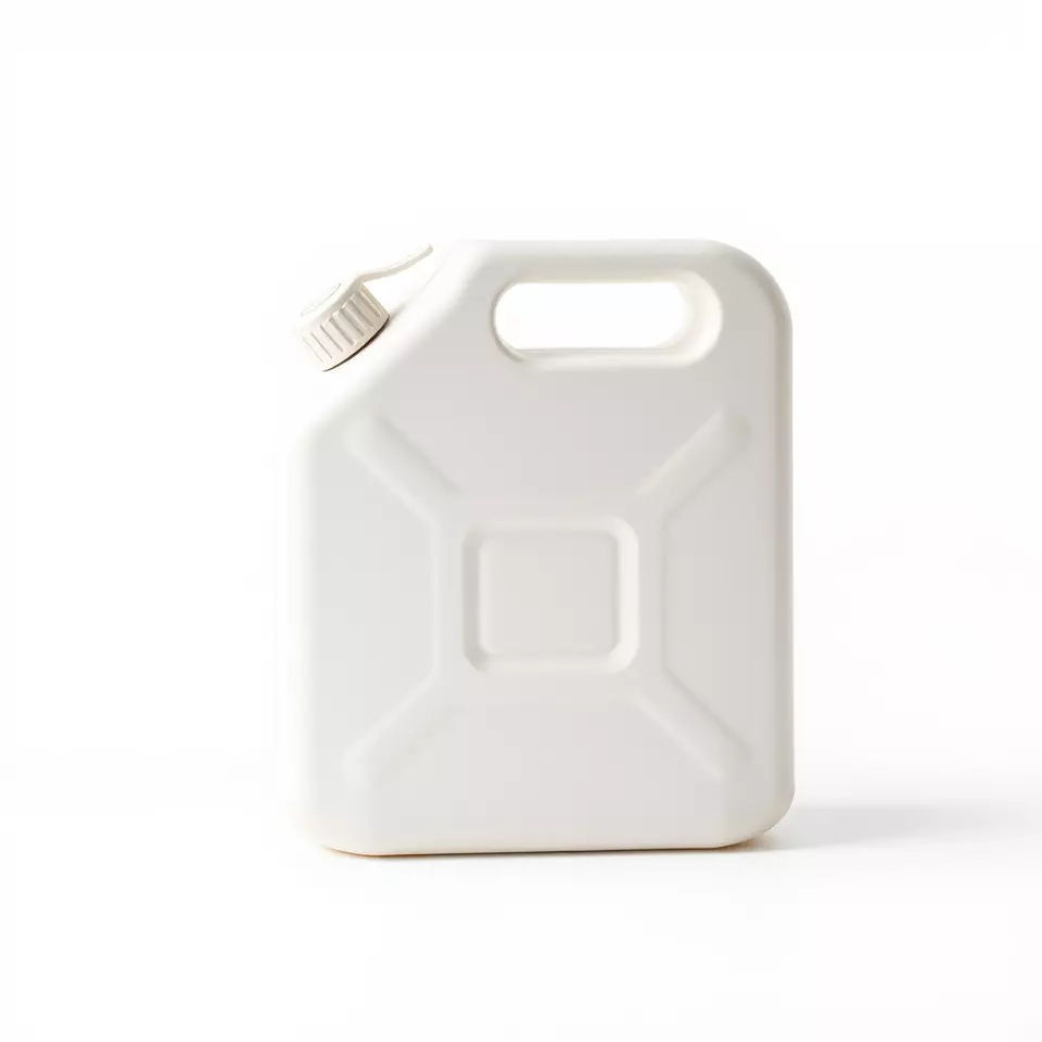 White Plastic Canister model pack Low-poly 3D model_2