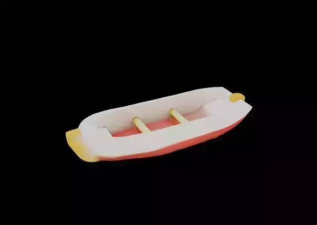 lowpoly boat
