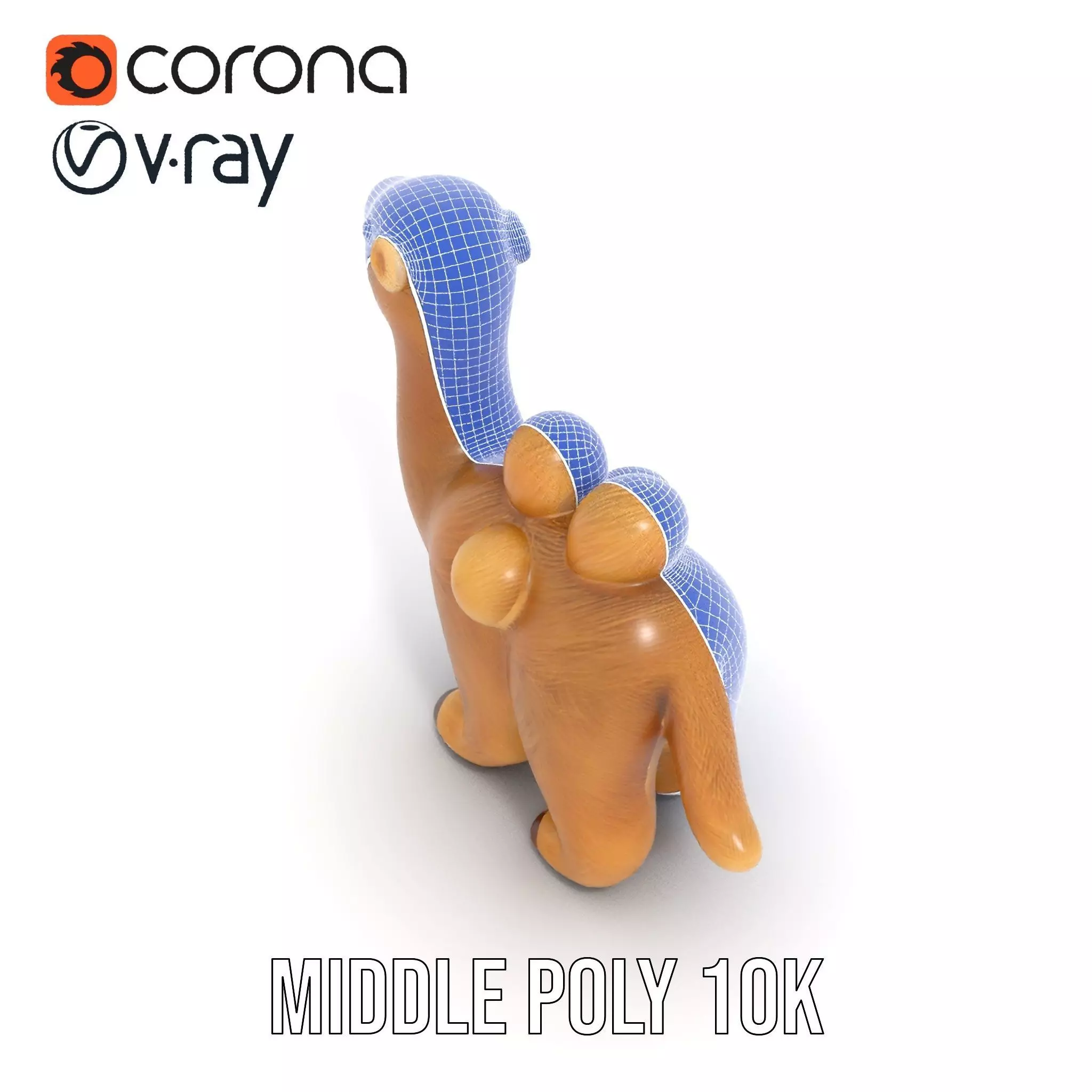 Fluffy Camel Plush model pack Low-poly 3D model_20