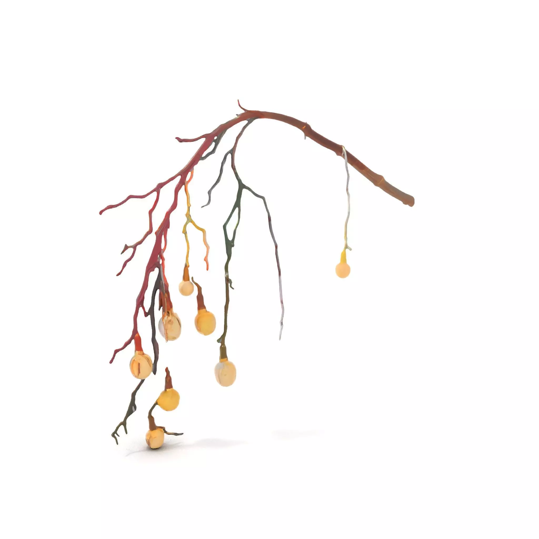 Rustic Branch Lighting model pack Low-poly 3D model_0