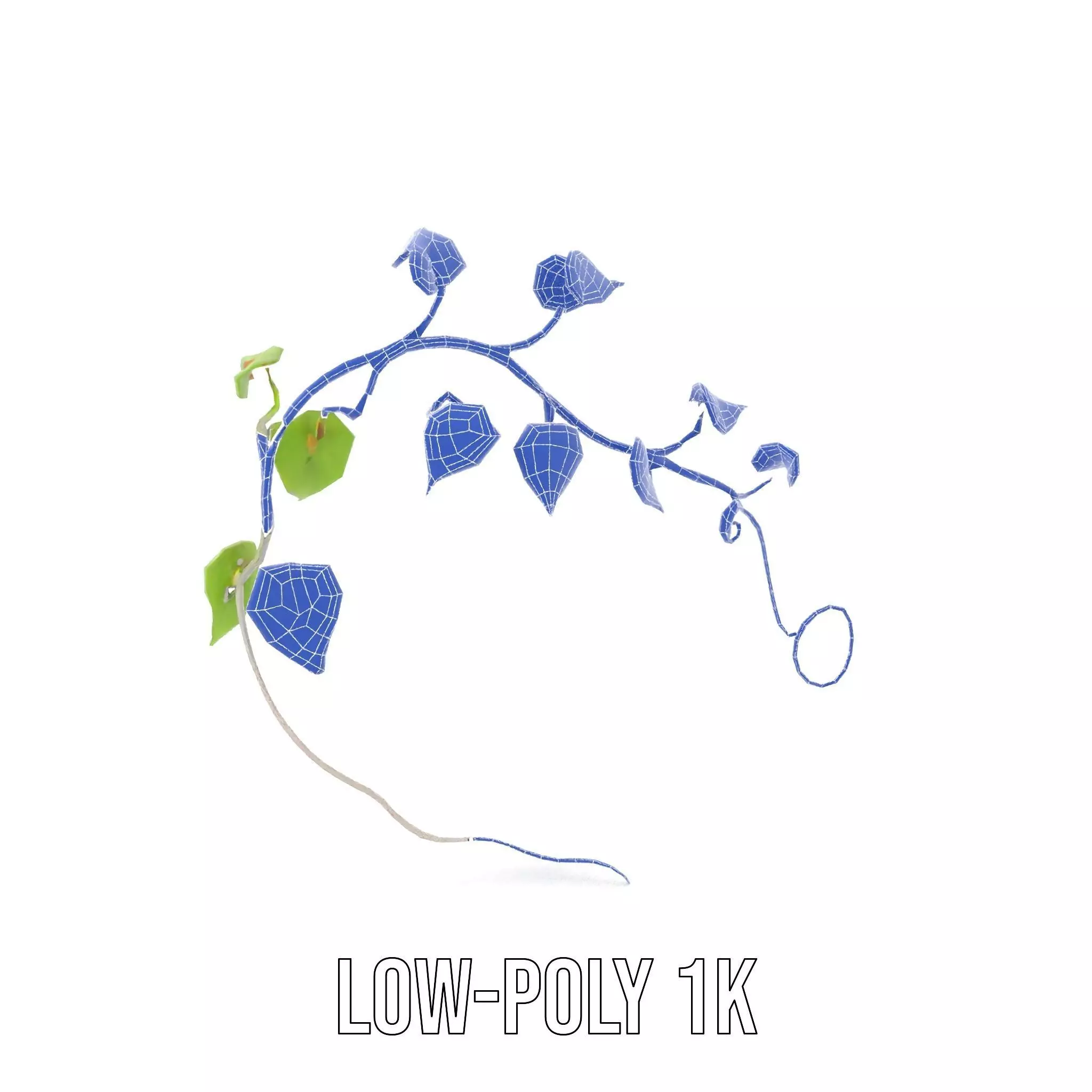 Lush Vine Foliage model pack Low-poly 3D model_27