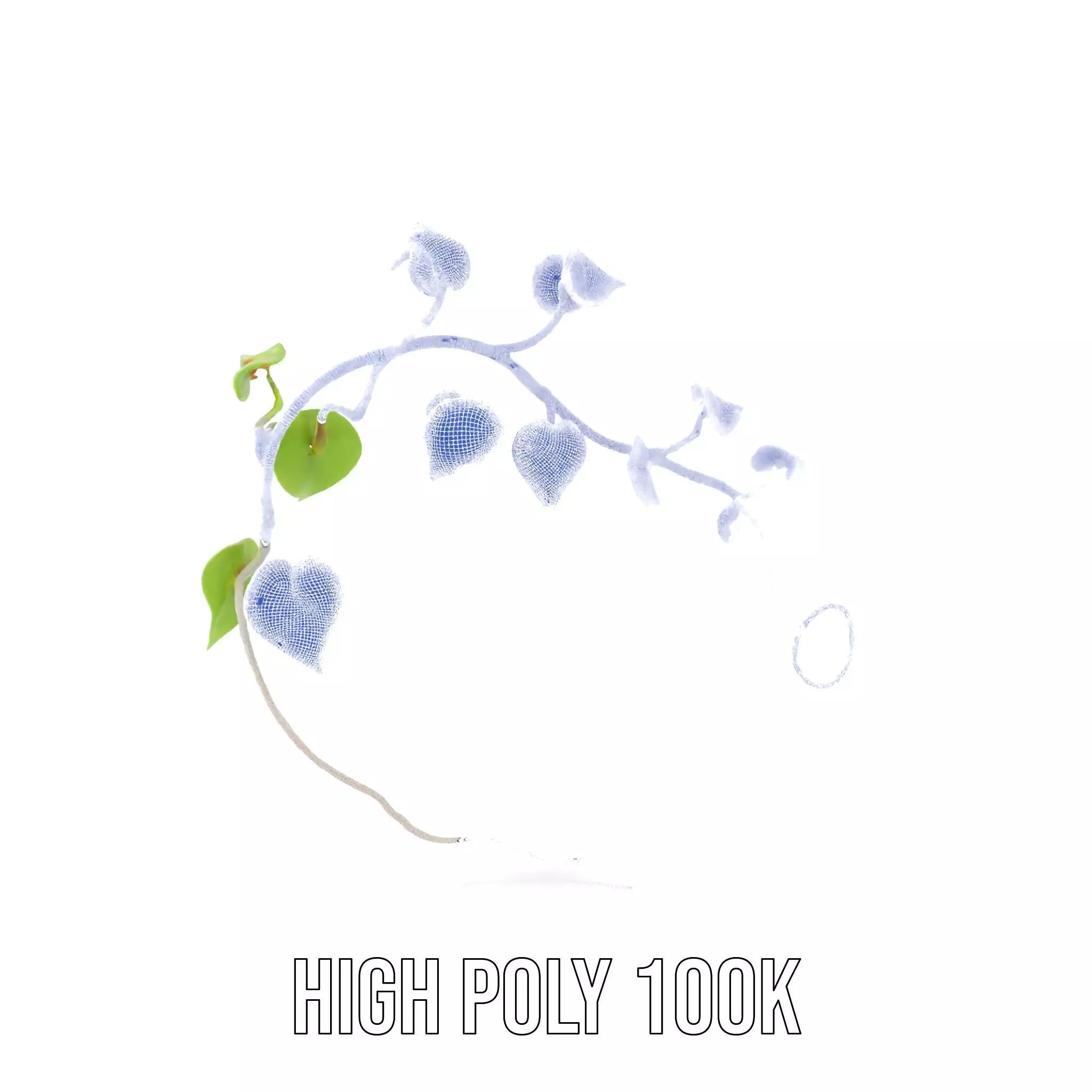 Lush Vine Foliage model pack Low-poly 3D model_4