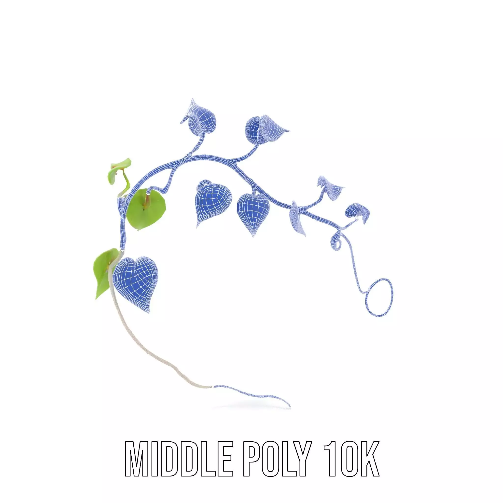 Lush Vine Foliage model pack Low-poly 3D model_18