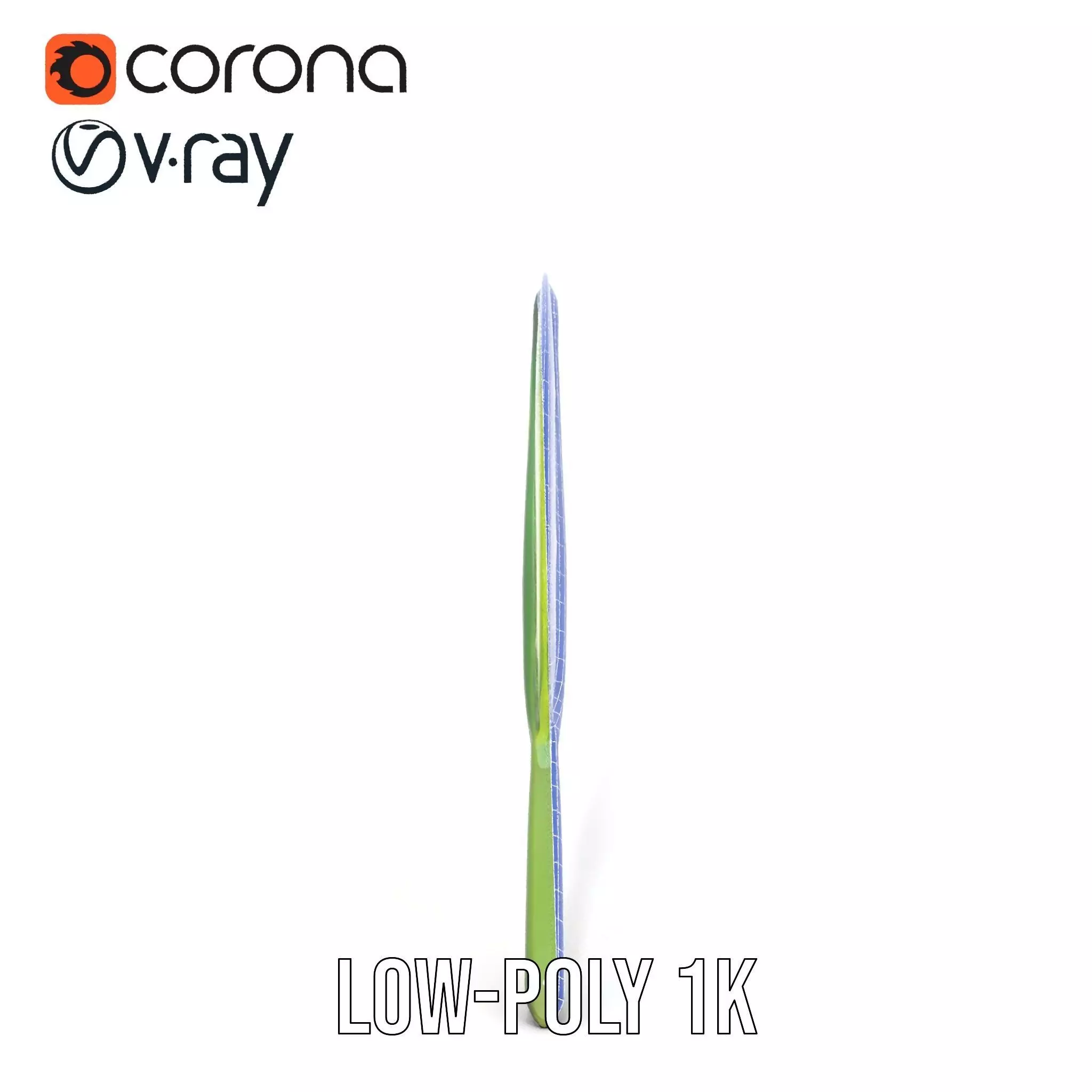 Tropical Leaf Gradient model pack Low-poly 3D model_30