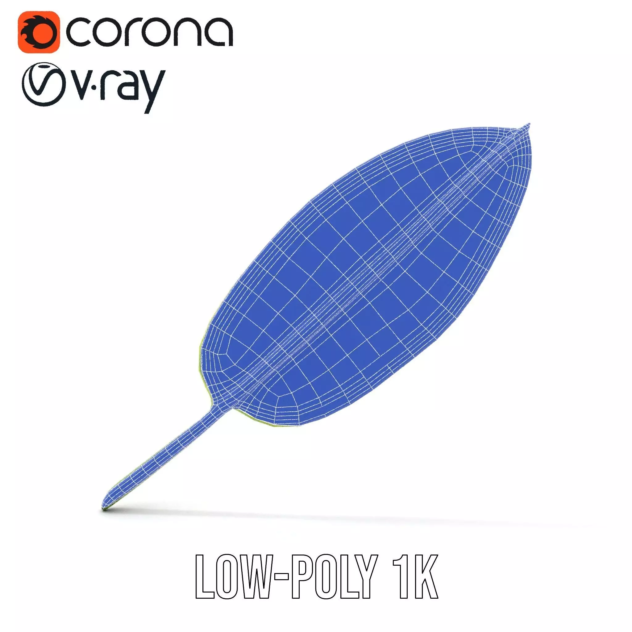 Tropical Leaf Gradient model pack Low-poly 3D model_25