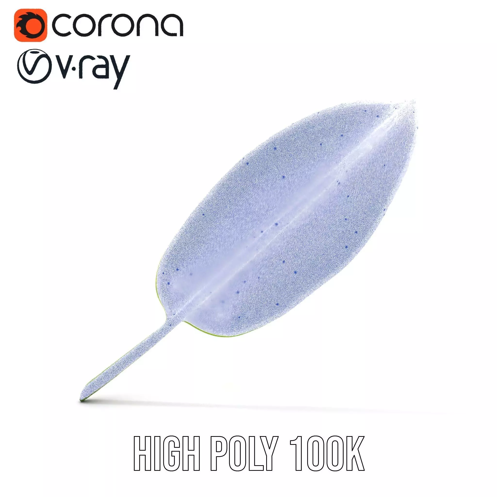 Tropical Leaf Gradient model pack Low-poly 3D model_34