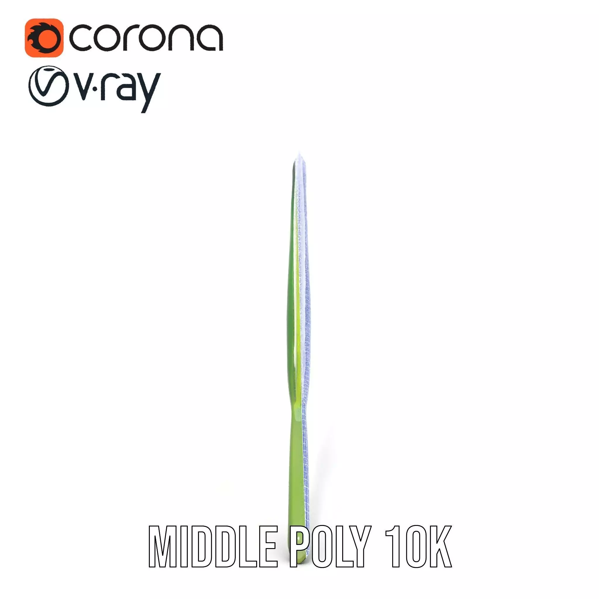 Tropical Leaf Gradient model pack Low-poly 3D model_29